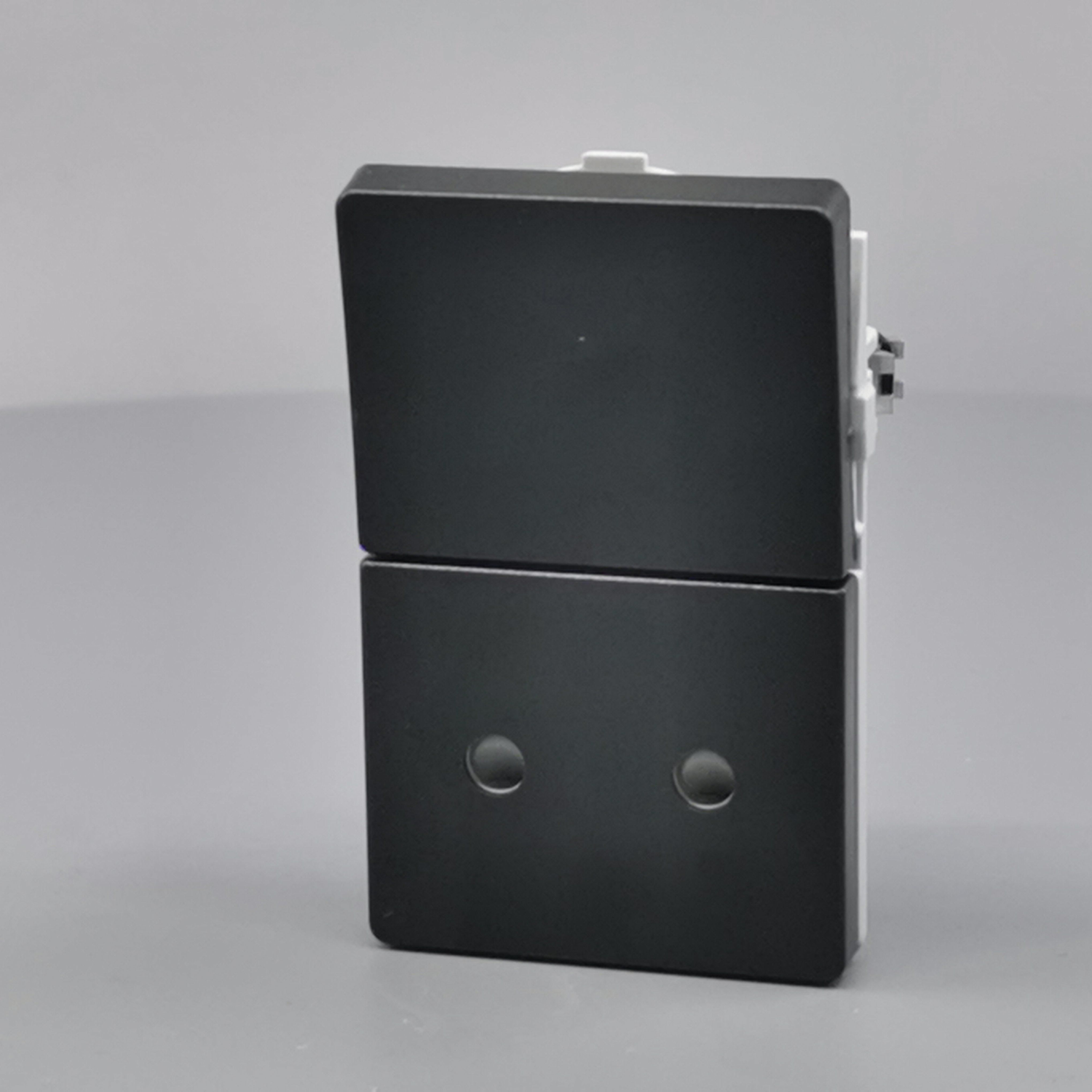 Fuga Stikkontakt 2-pol uden jord koksgrå