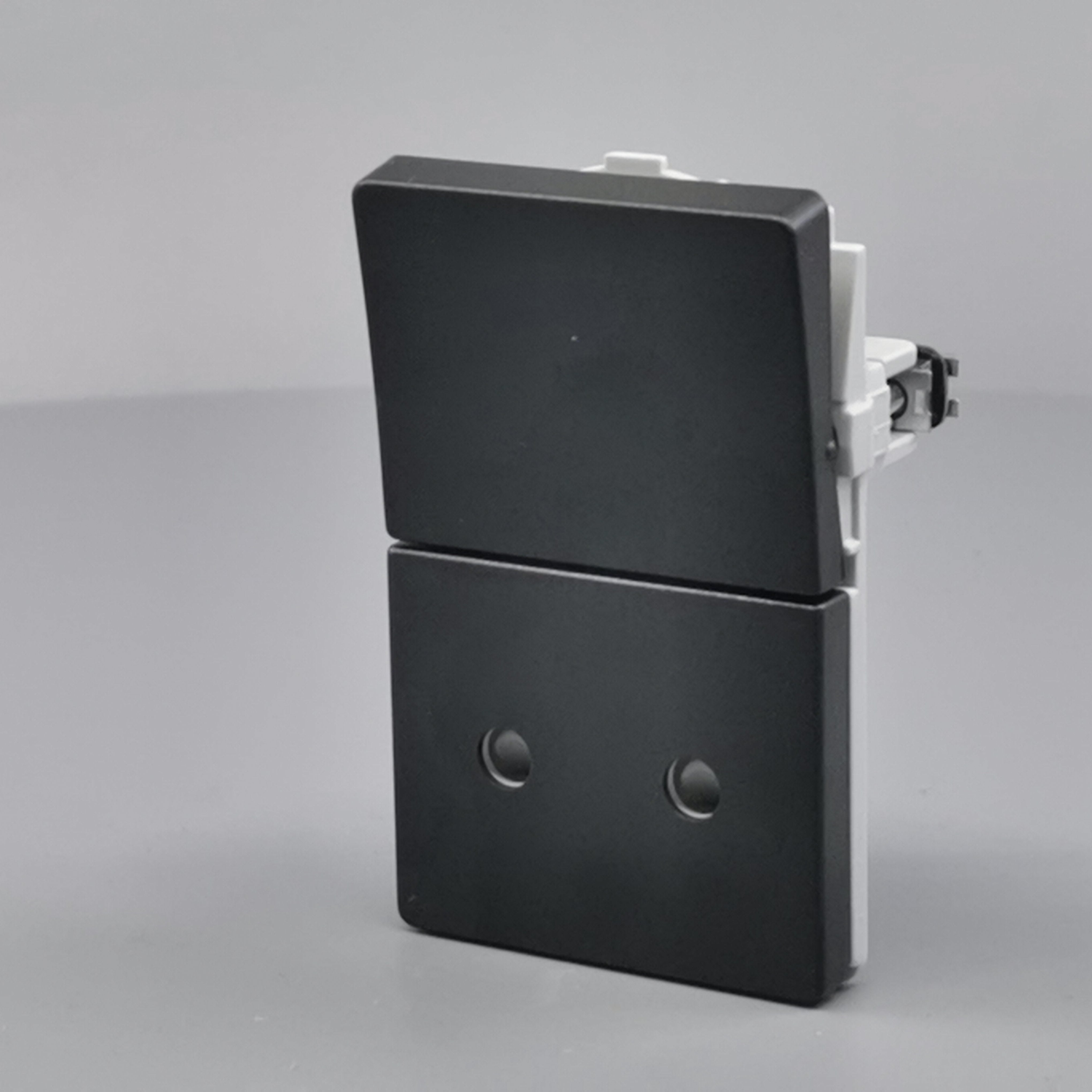 Fuga Stikkontakt 2-pol uden jord koksgrå