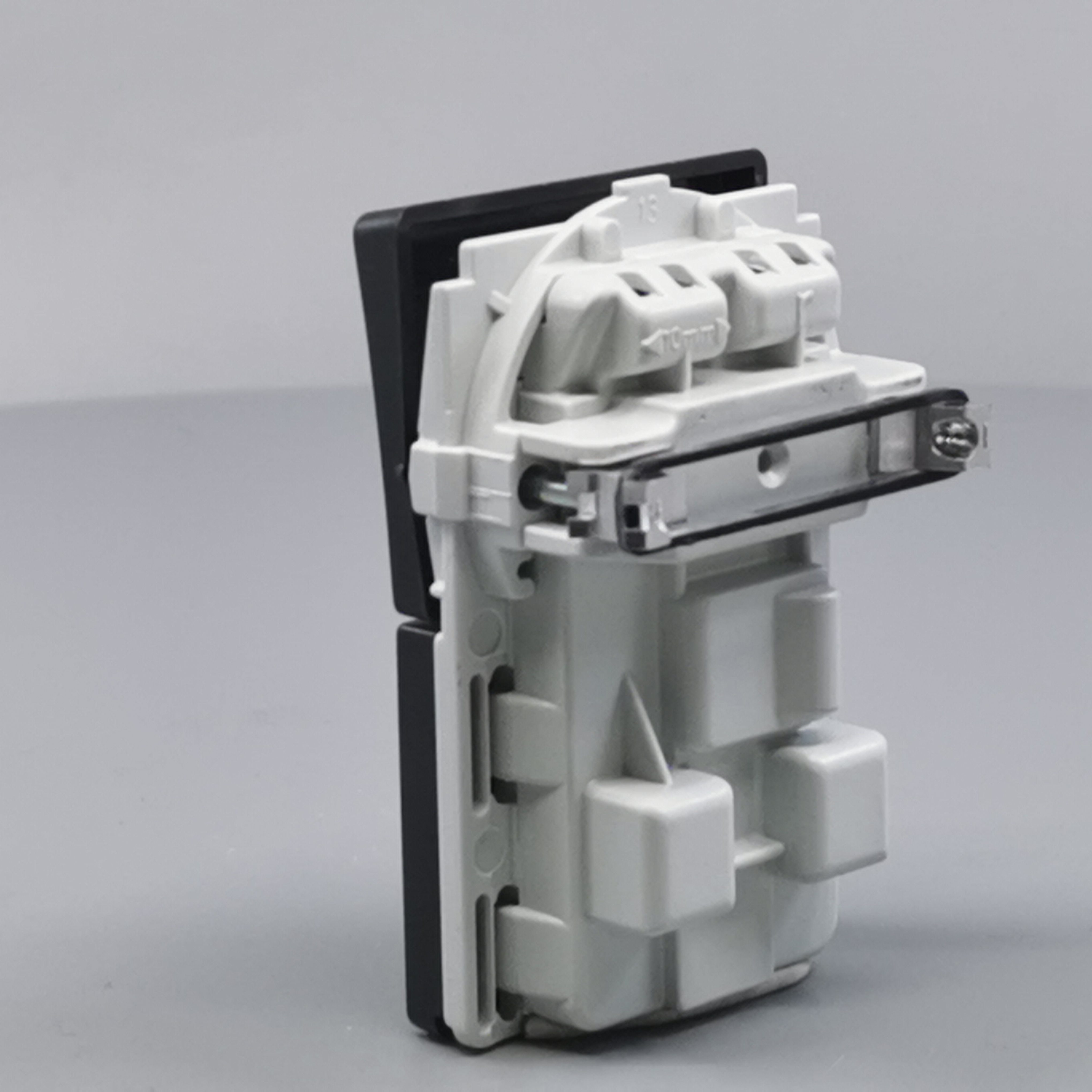 Fuga Stikkontakt 2-pol uden jord koksgrå