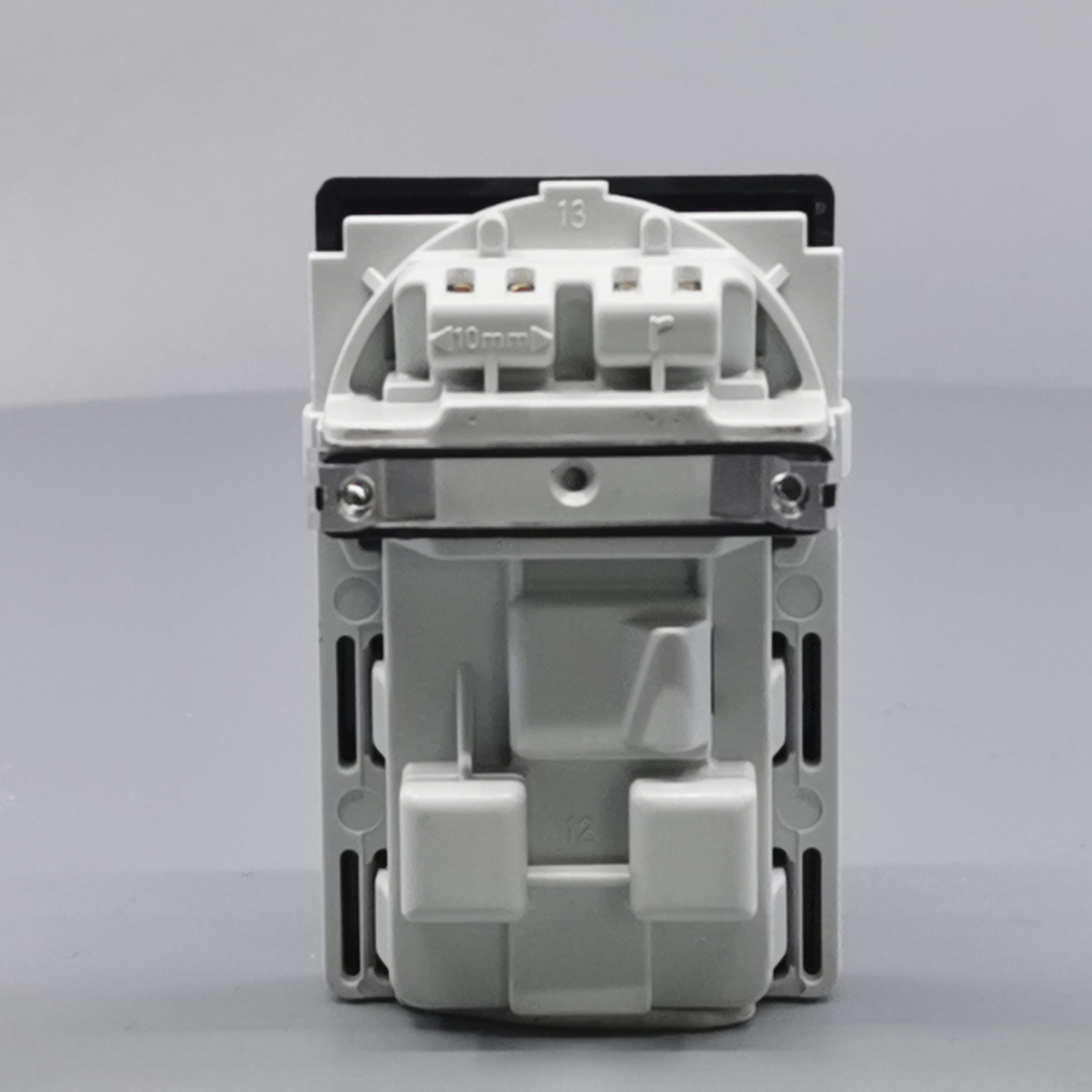 Fuga Stikkontakt 2-pol uden jord koksgrå