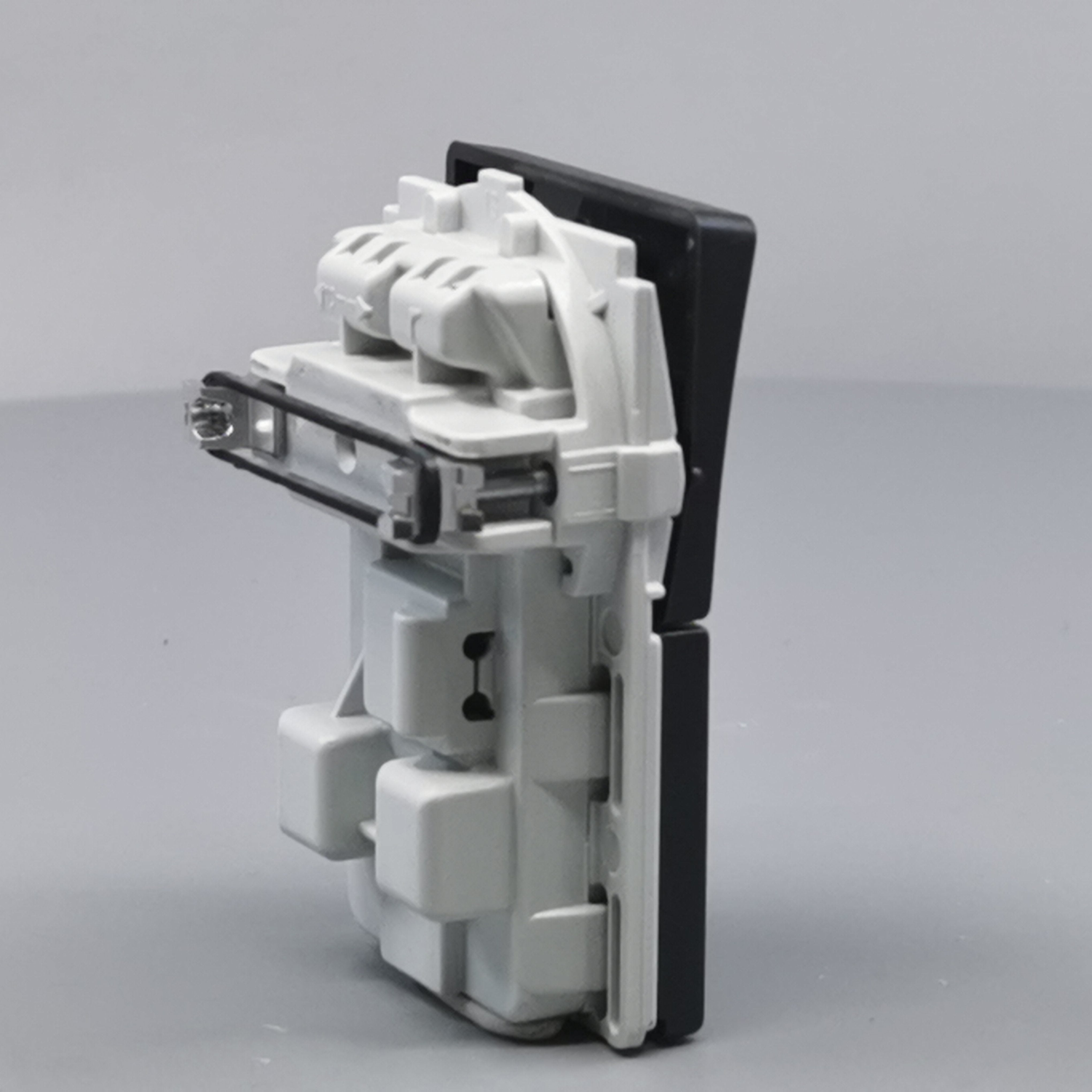 Fuga Stikkontakt 2-pol uden jord koksgrå