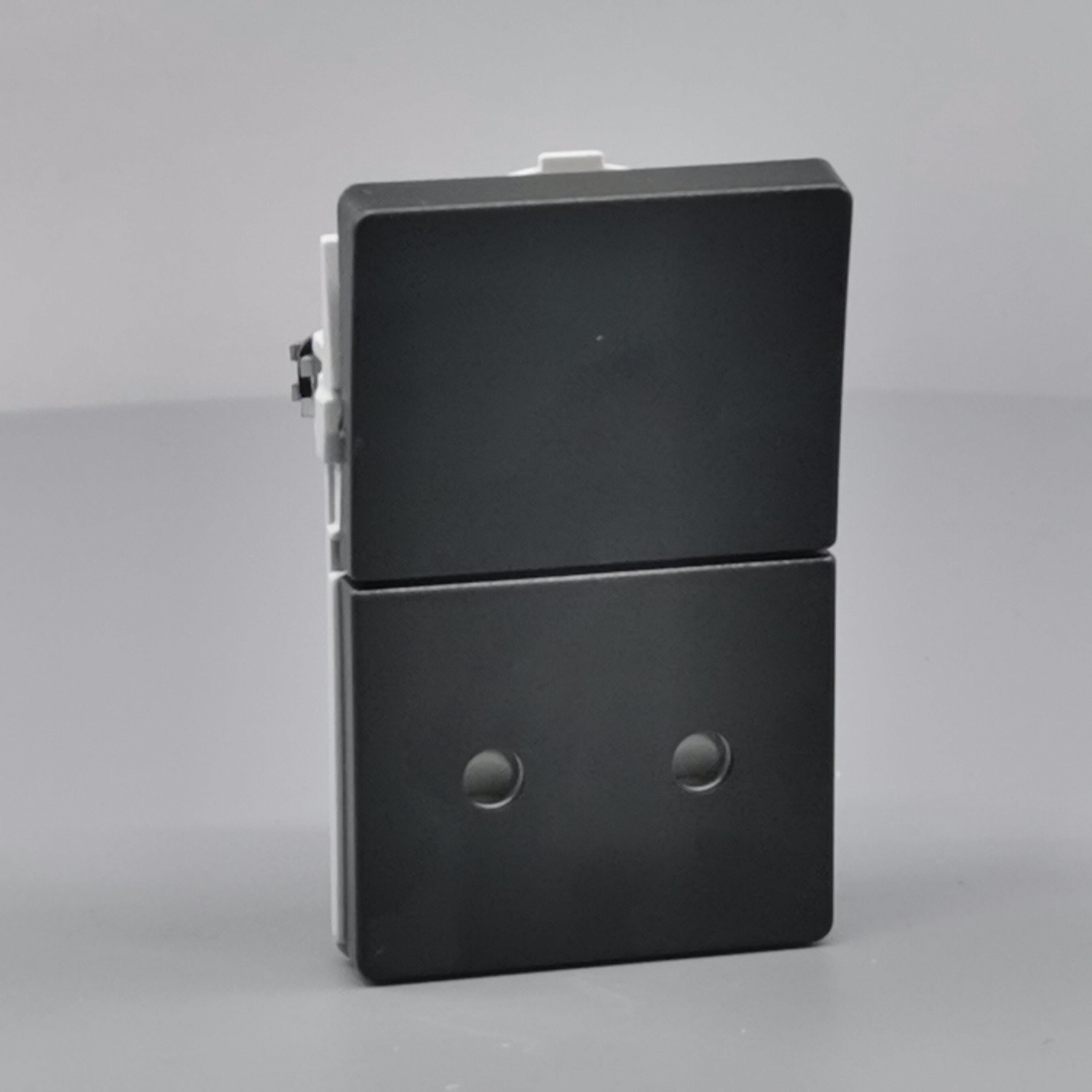 Fuga Stikkontakt 2-pol uden jord koksgrå