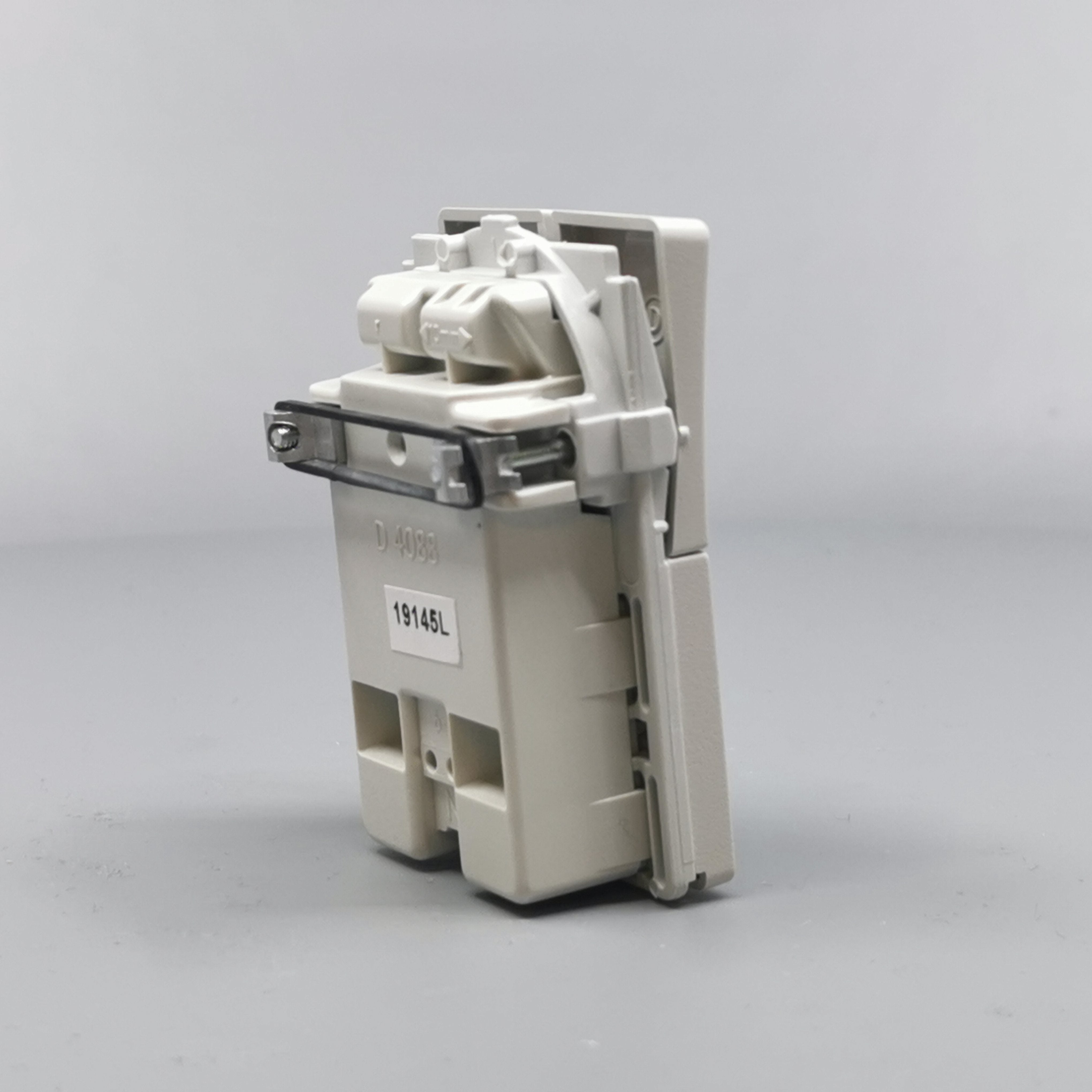 Fuga Stikkontakt dobbelt 2-pol lysegrå