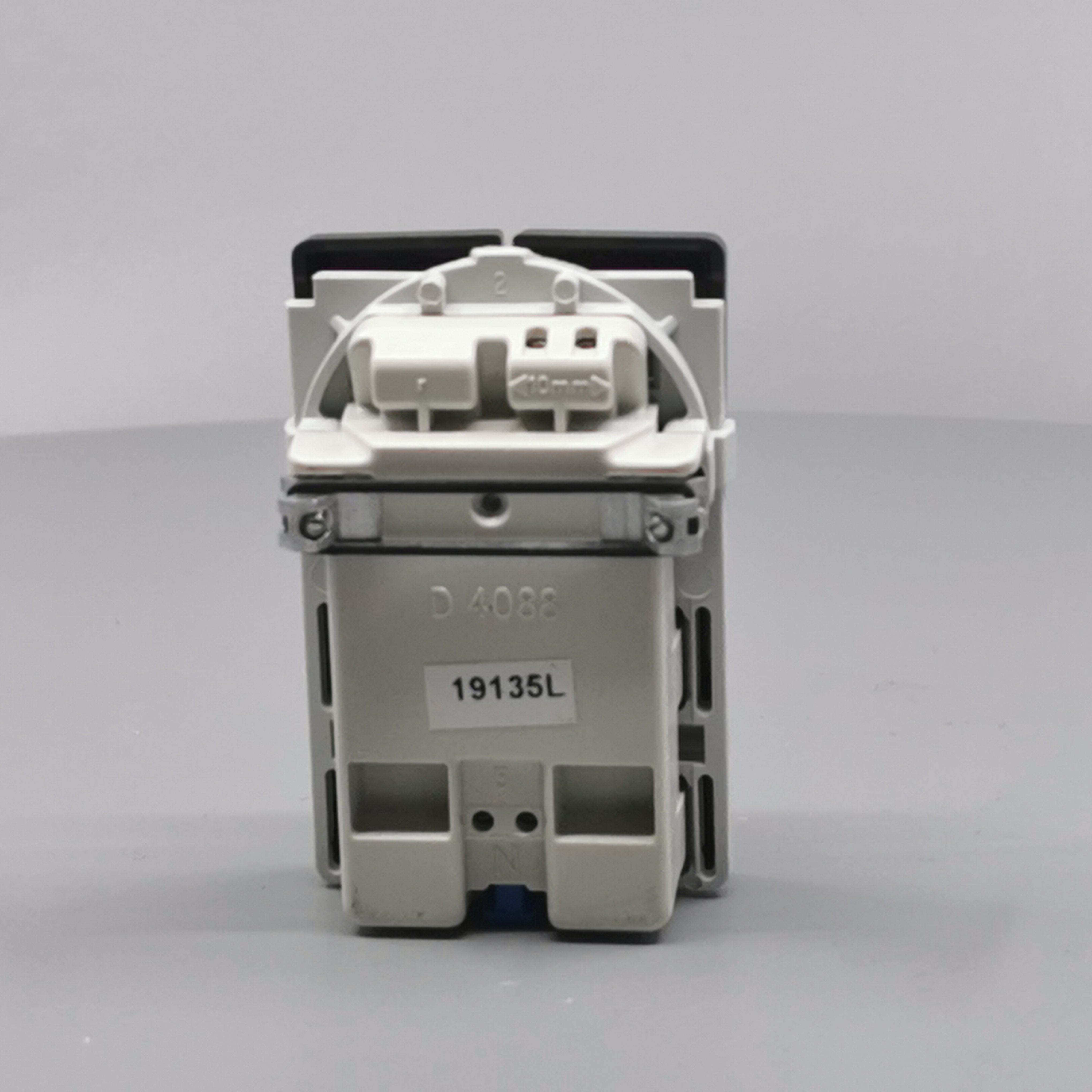 Fuga Stikkontakt dobbelt 2-pol koksgrå