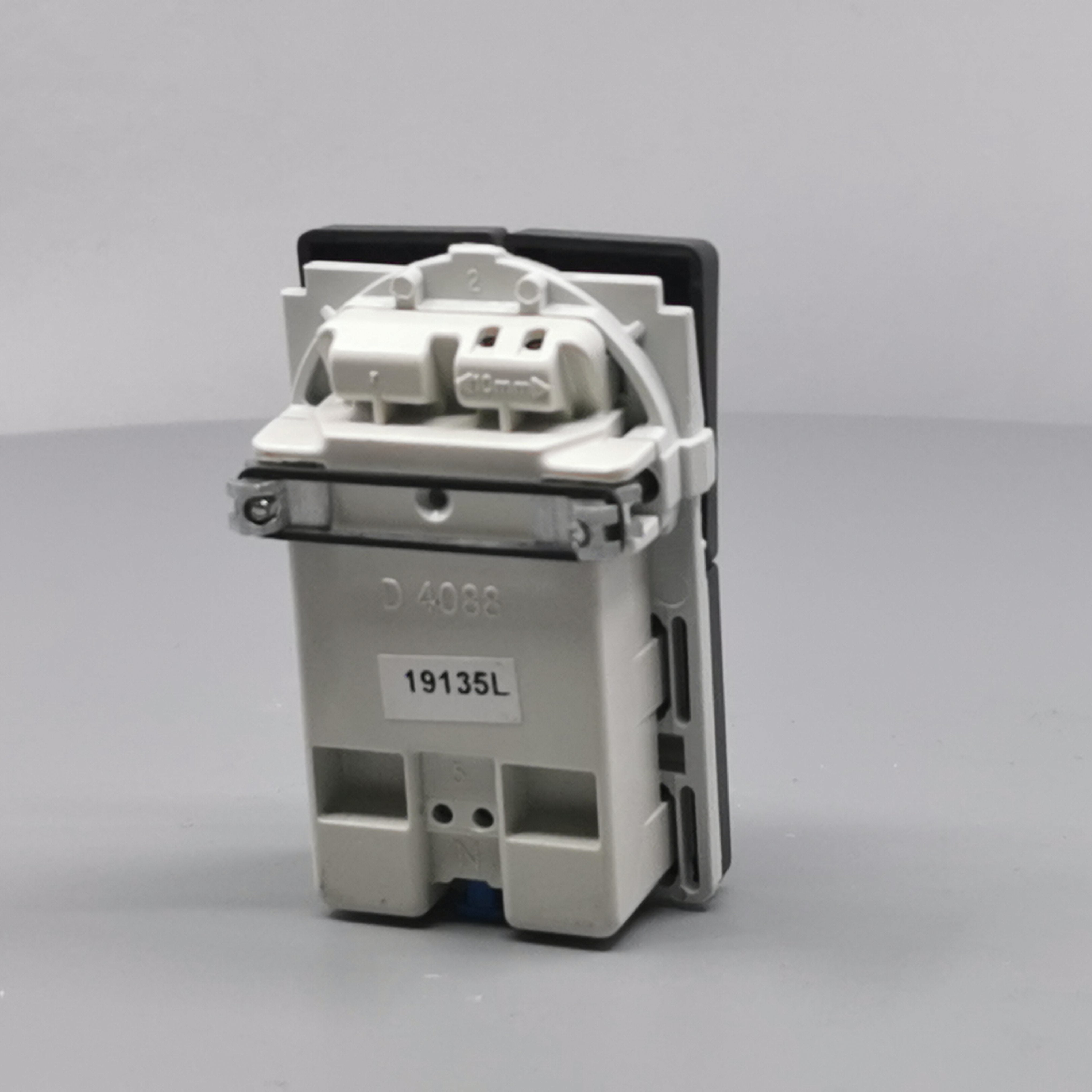 Fuga Stikkontakt dobbelt 2-pol koksgrå