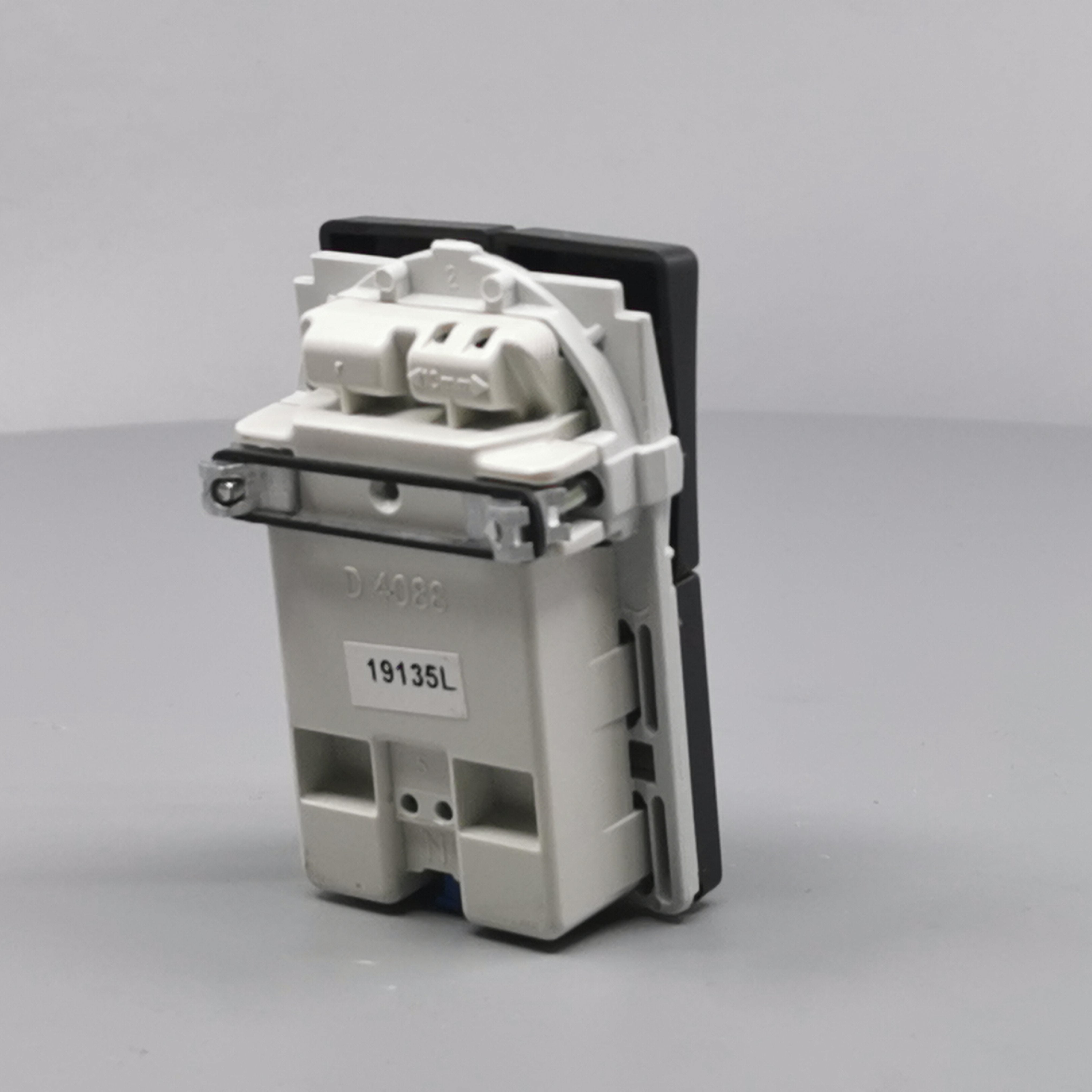 Fuga Stikkontakt dobbelt 2-pol koksgrå