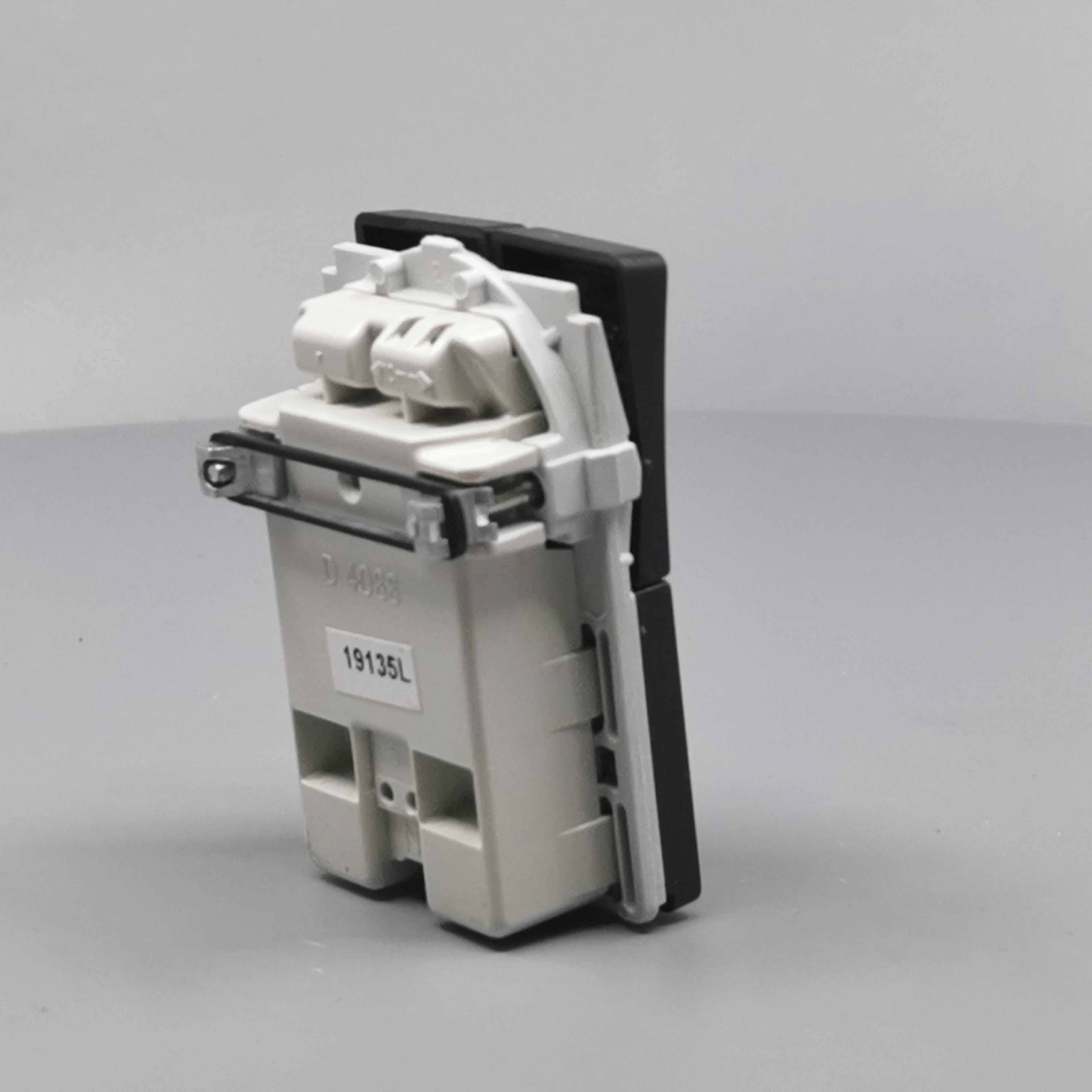 Fuga Stikkontakt dobbelt 2-pol koksgrå