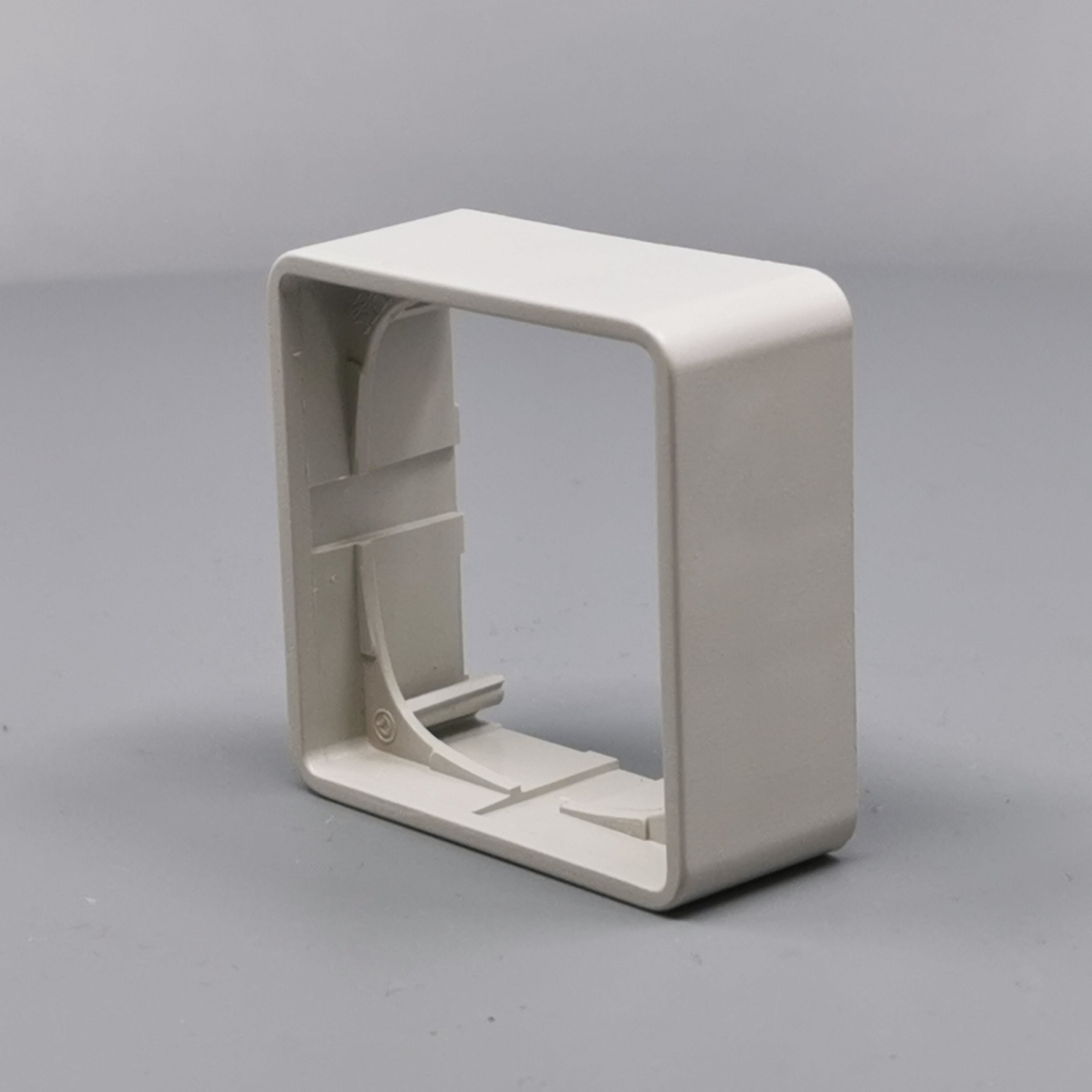 LK Fuga ramme Baseline 50 1m 21mm høj - lysegrå