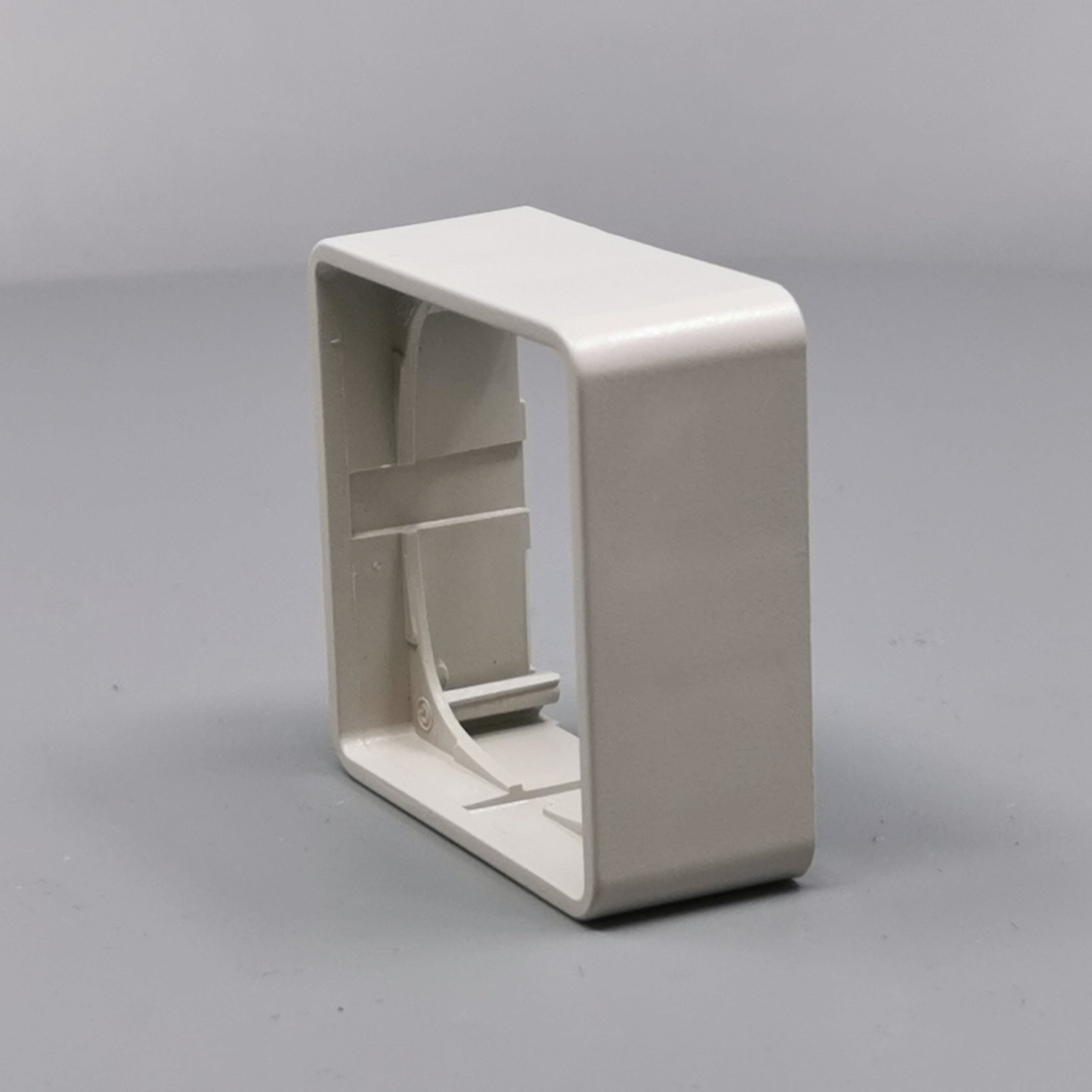 LK Fuga ramme Baseline 50 1m 21mm høj - lysegrå