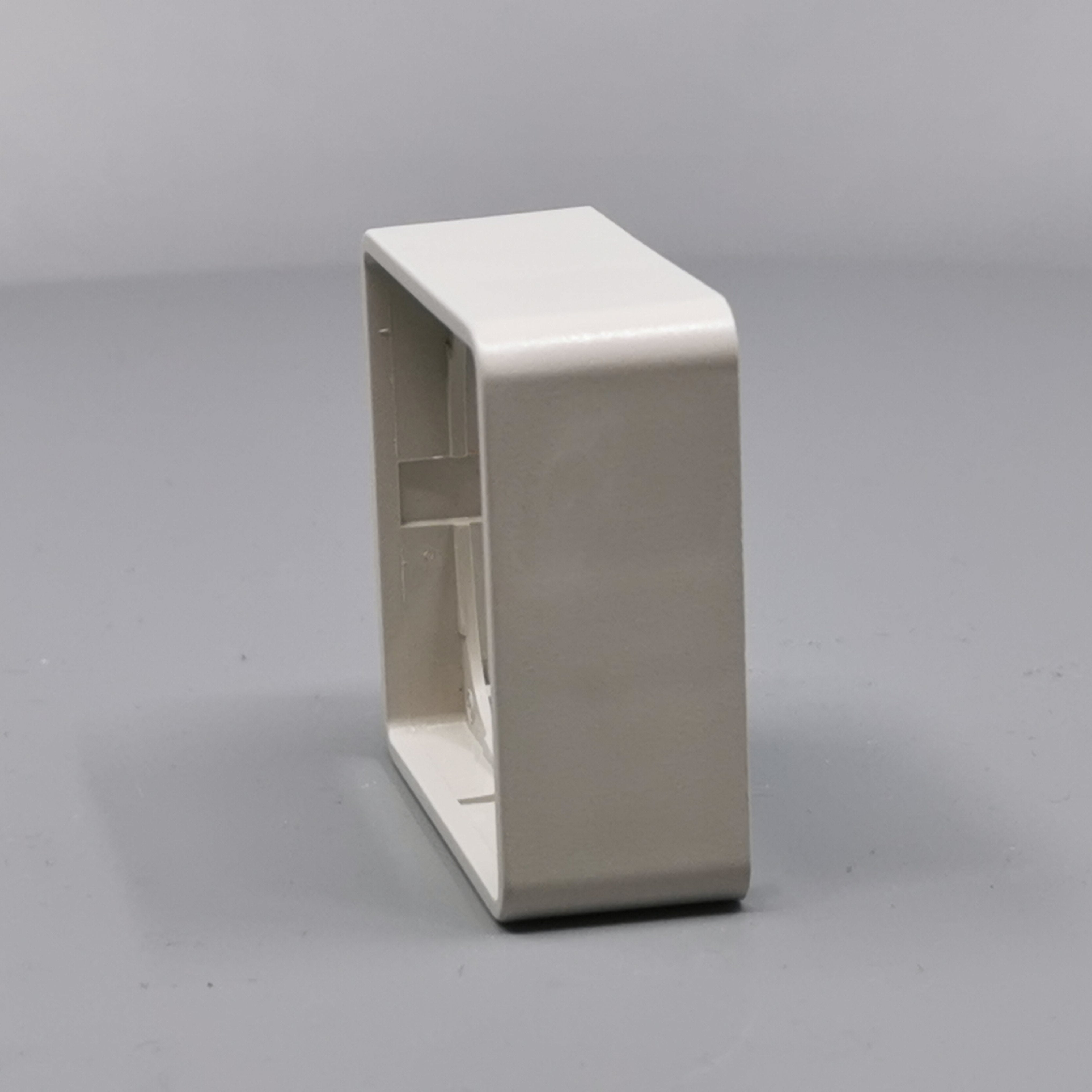 LK Fuga ramme Baseline 50 1m 21mm høj - lysegrå