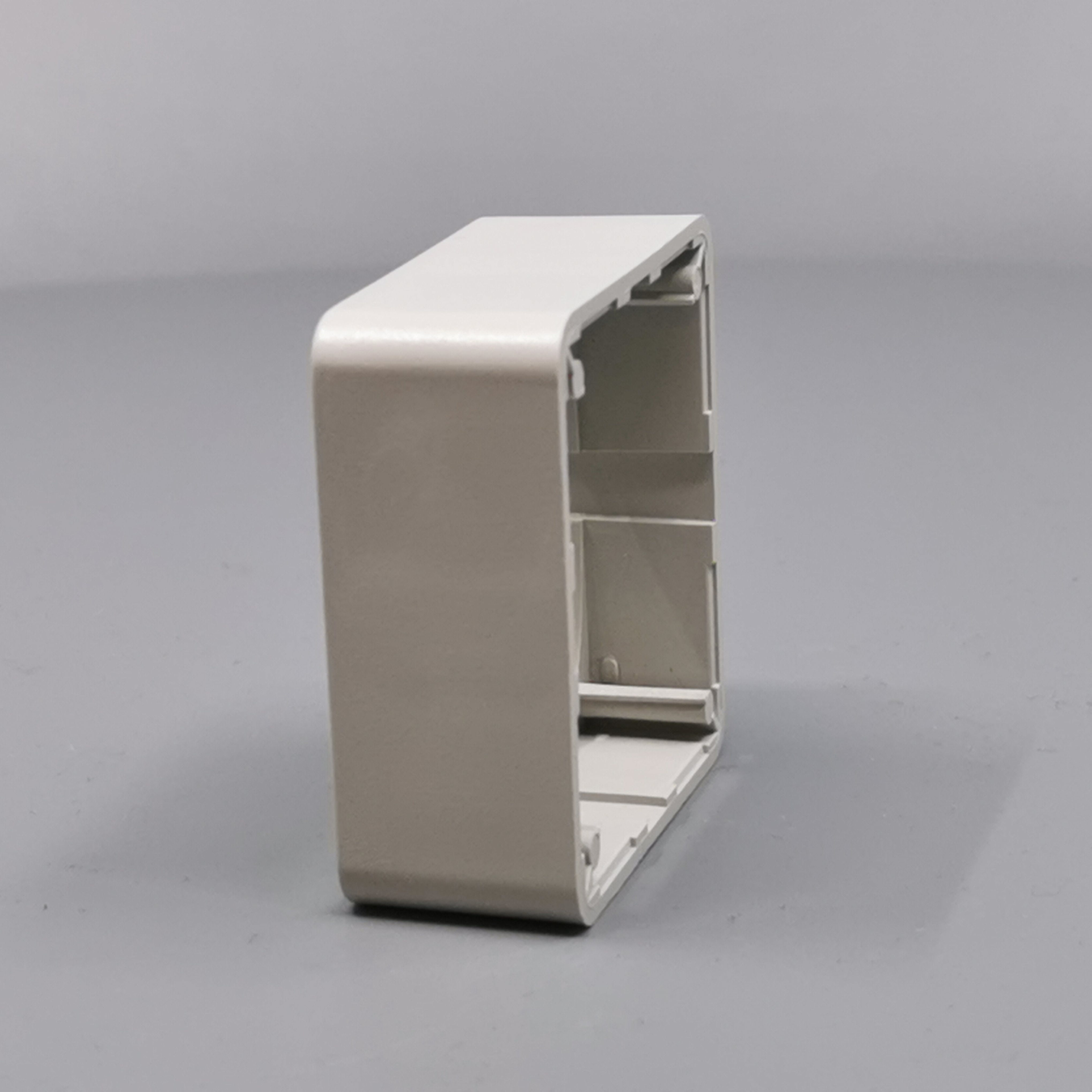 LK Fuga ramme Baseline 50 1m 21mm høj - lysegrå