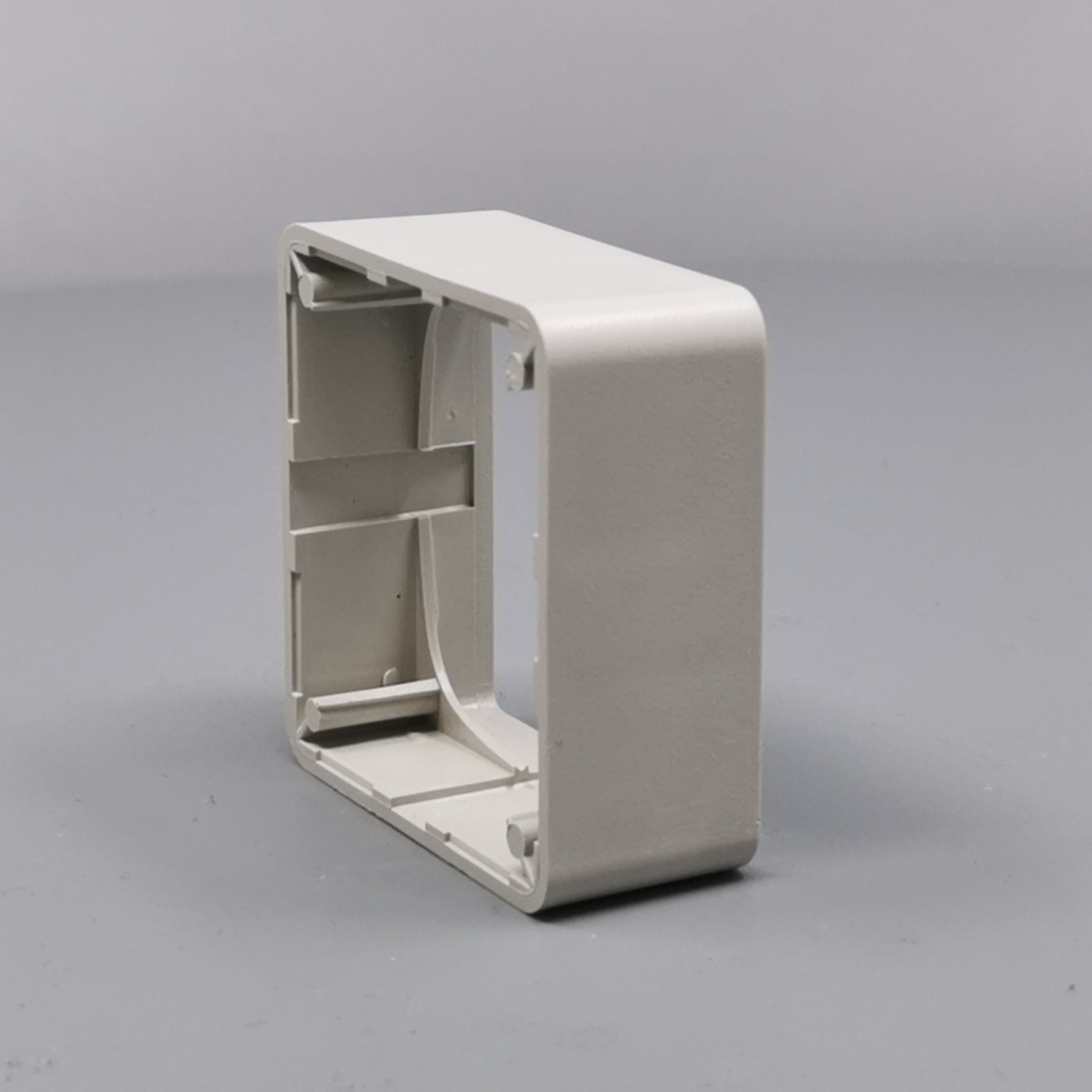 LK Fuga ramme Baseline 50 1m 21mm høj - lysegrå