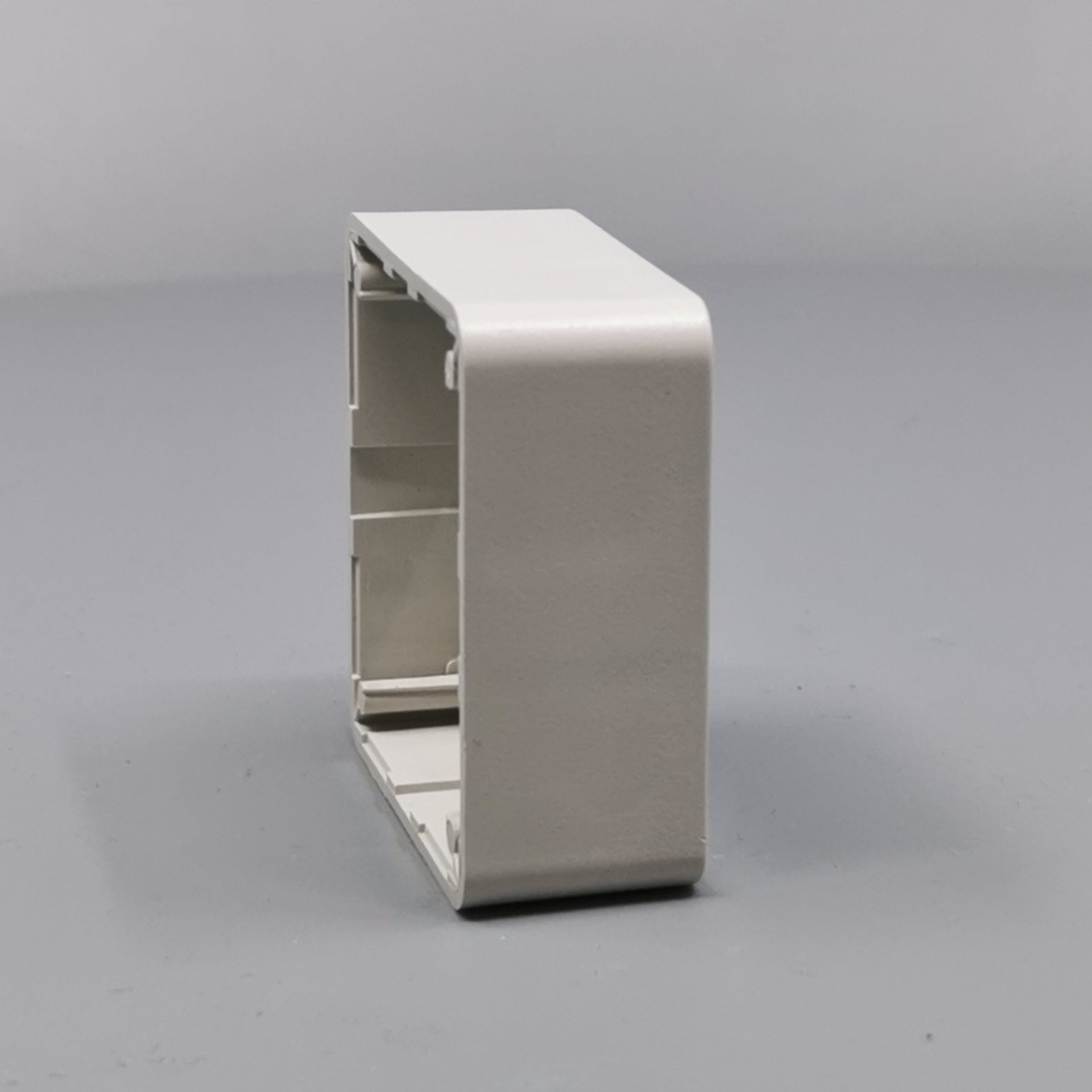 LK Fuga ramme Baseline 50 1m 21mm høj - lysegrå