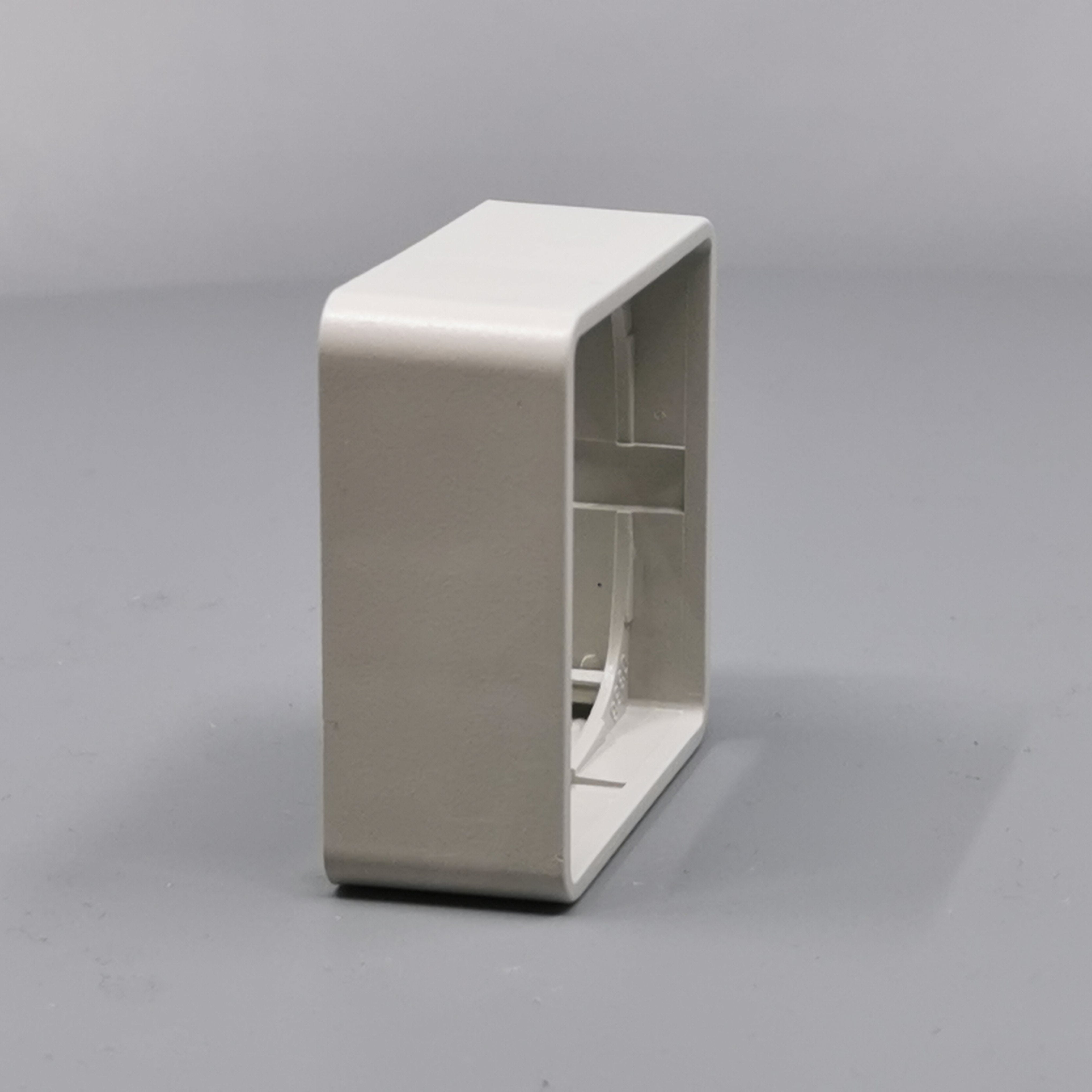 LK Fuga ramme Baseline 50 1m 21mm høj - lysegrå