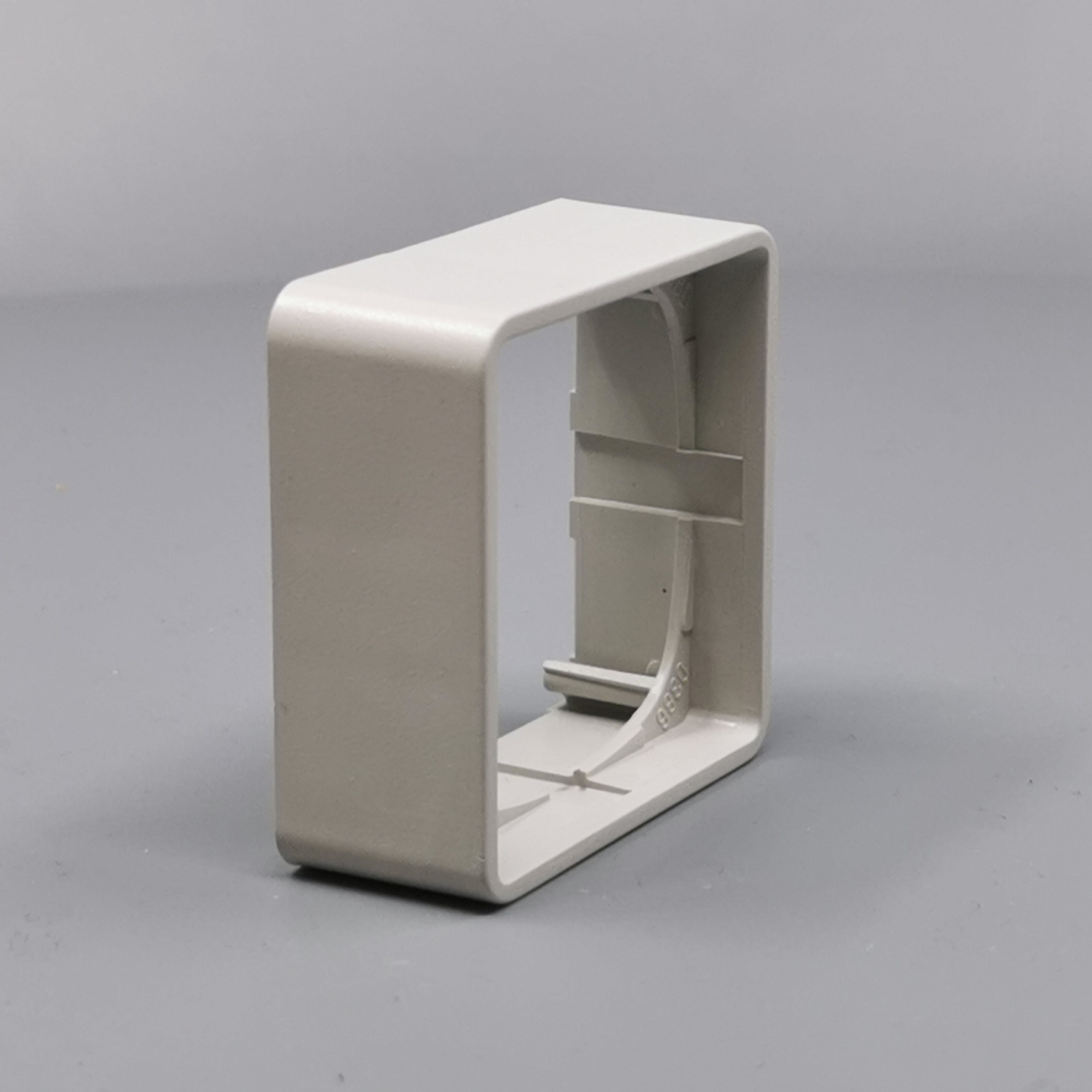 LK Fuga ramme Baseline 50 1m 21mm høj - lysegrå