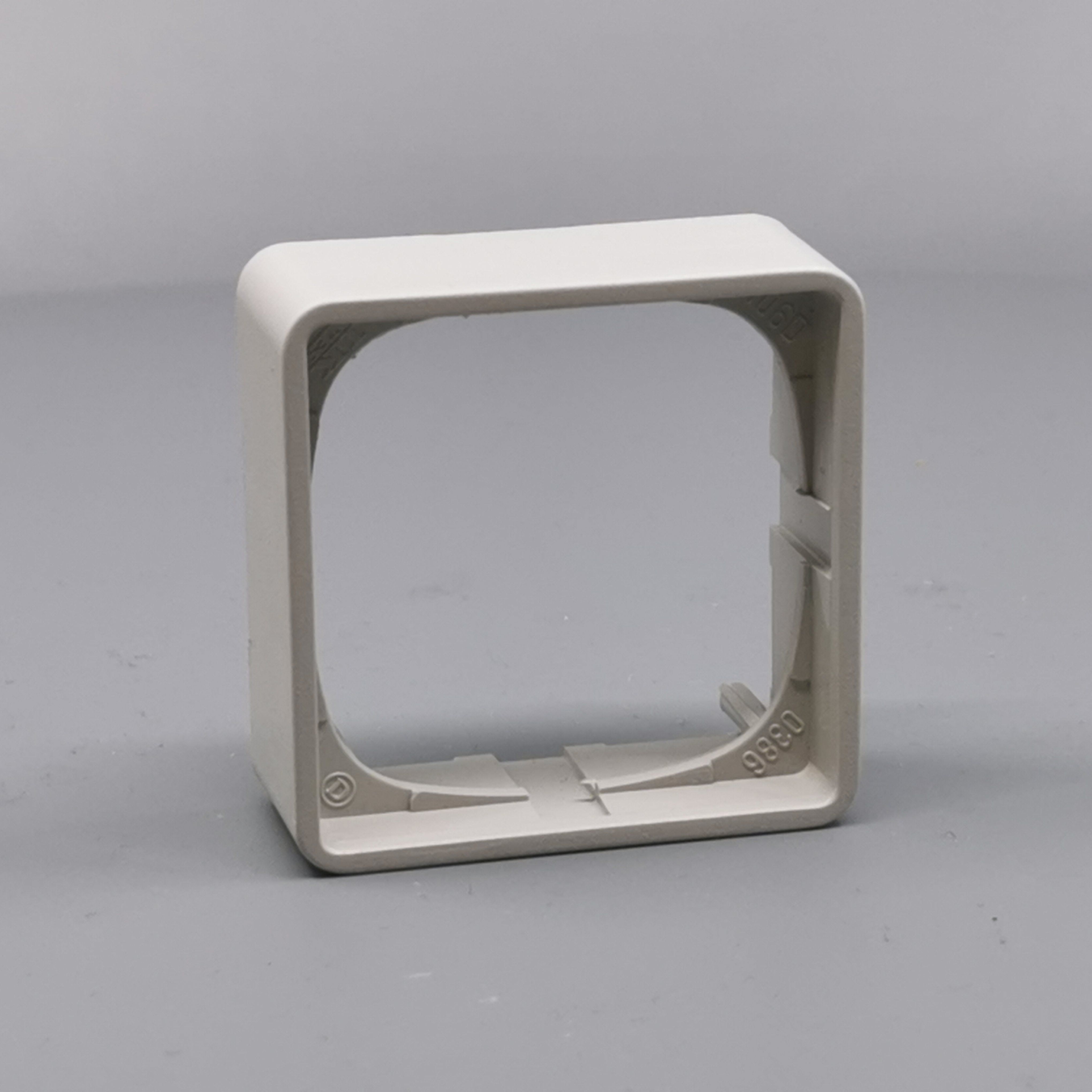 LK Fuga ramme Baseline 50 1m 21mm høj - lysegrå