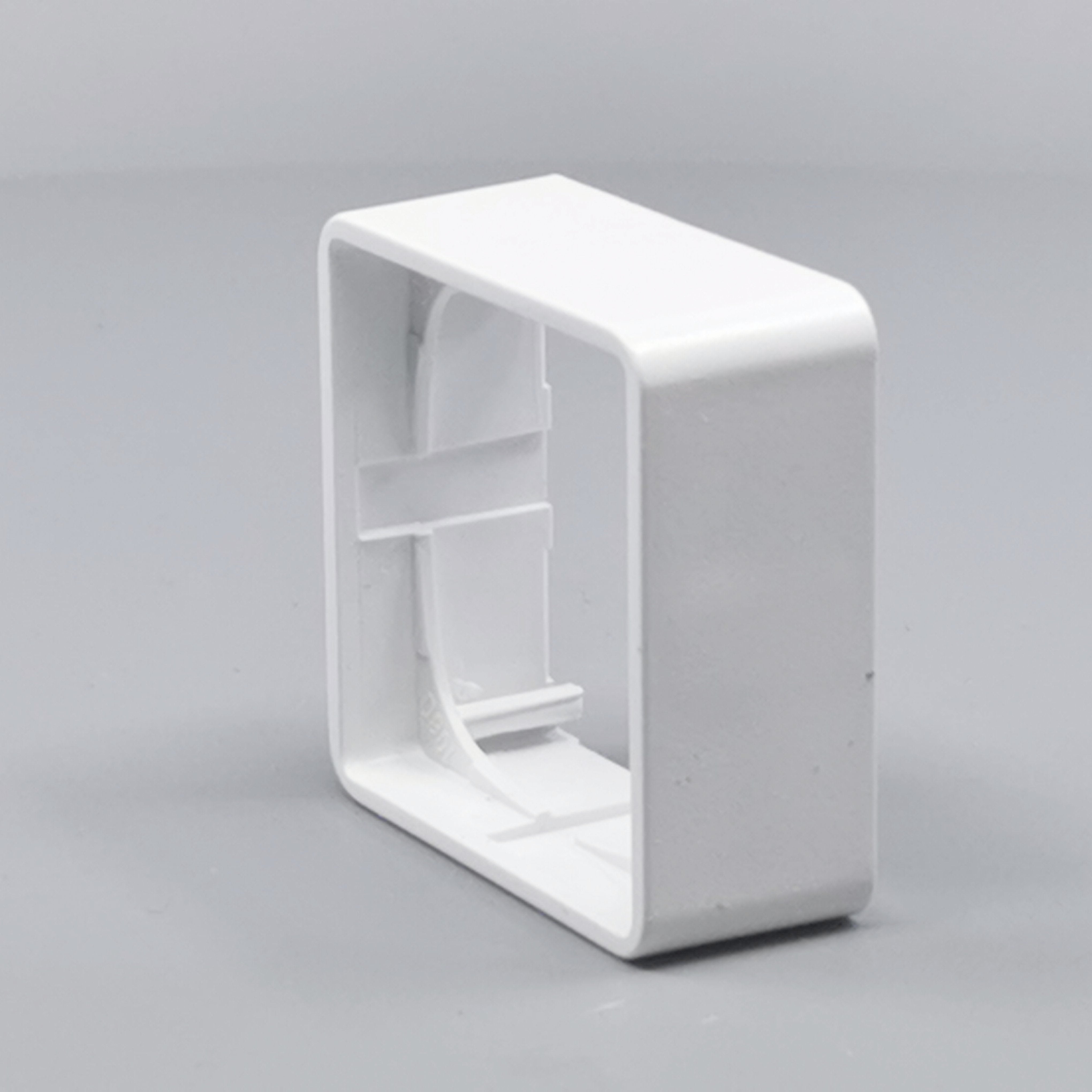 LK Fuga ramme Baseline 50 1m 21mm høj - hvid