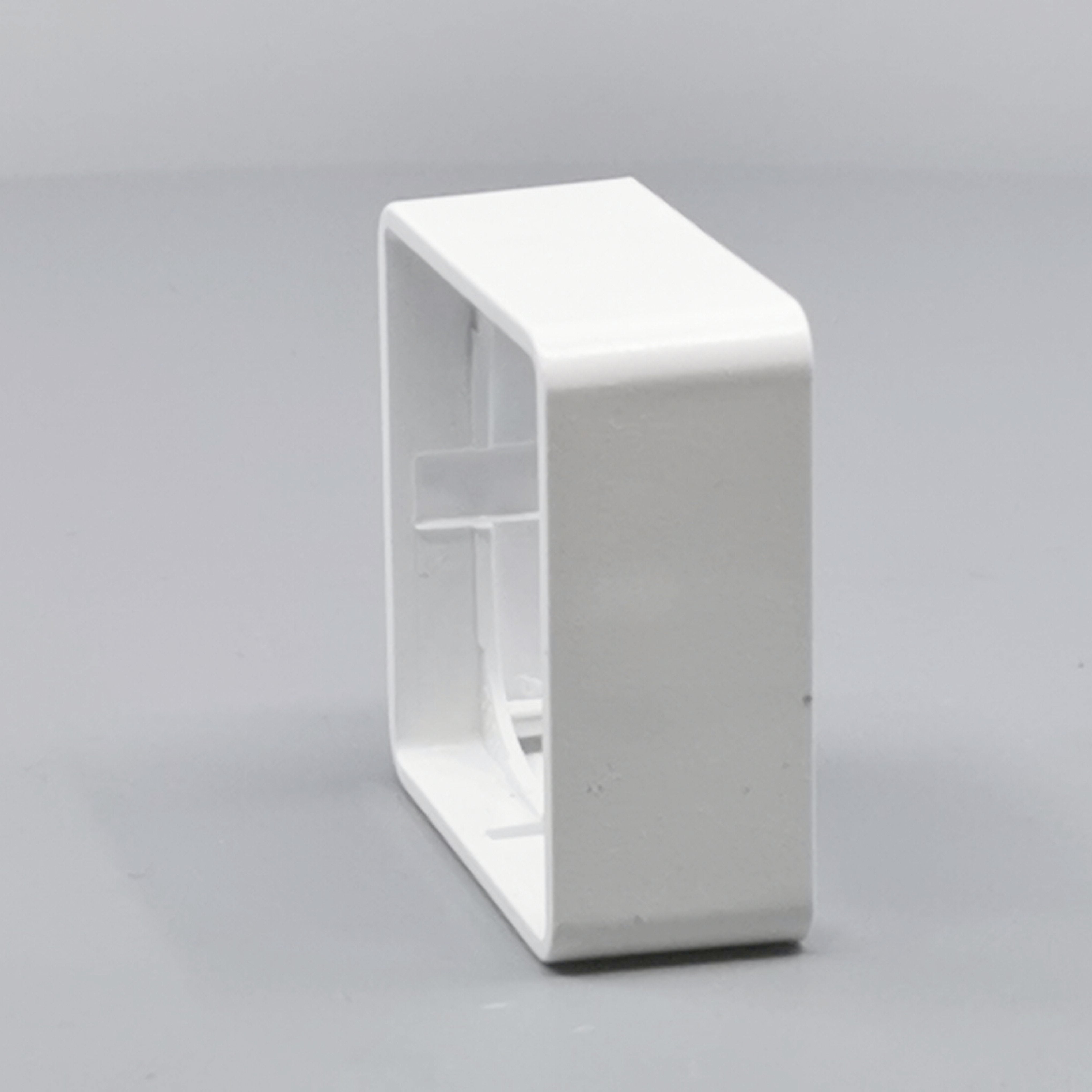 LK Fuga ramme Baseline 50 1m 21mm høj - hvid