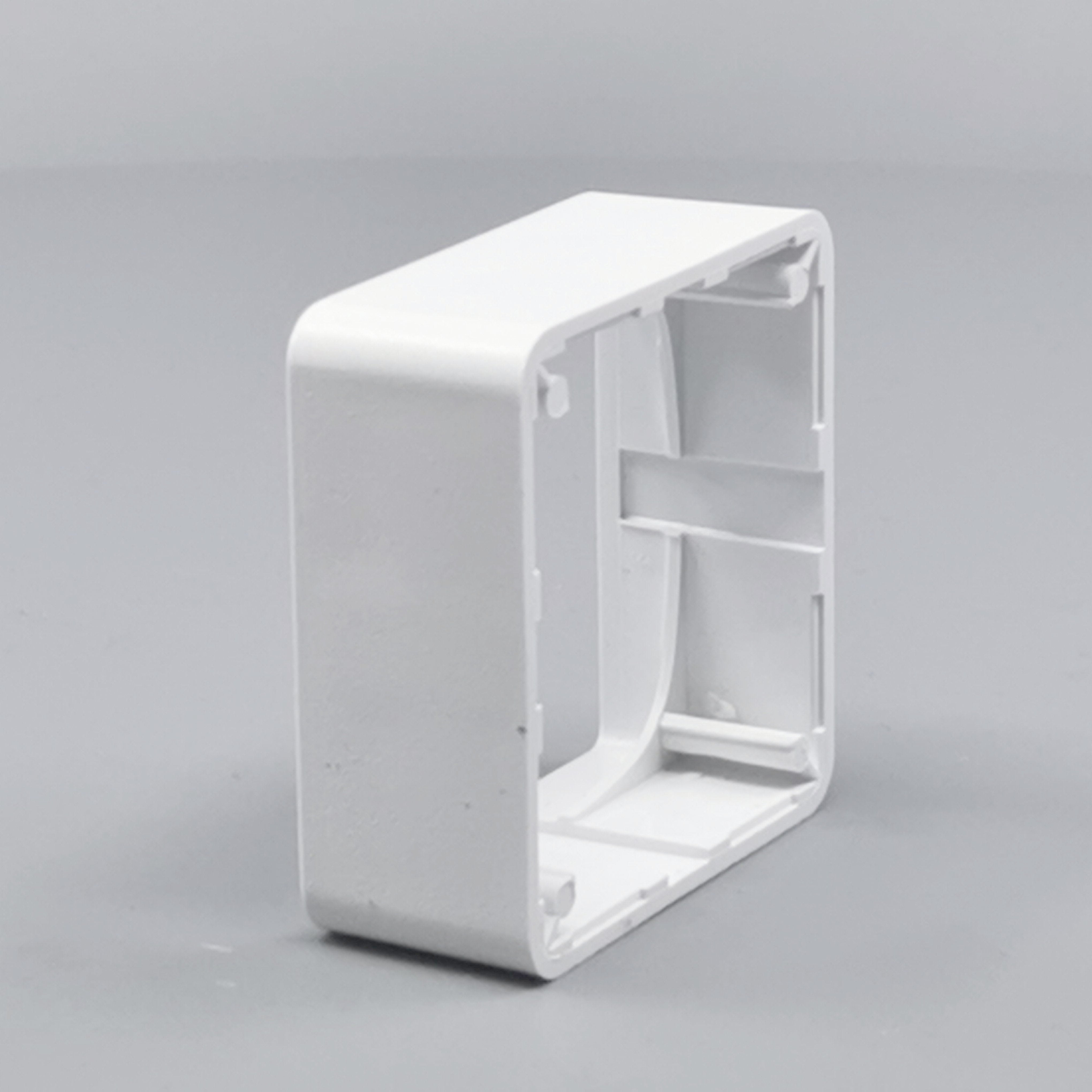 LK Fuga ramme Baseline 50 1m 21mm høj - hvid