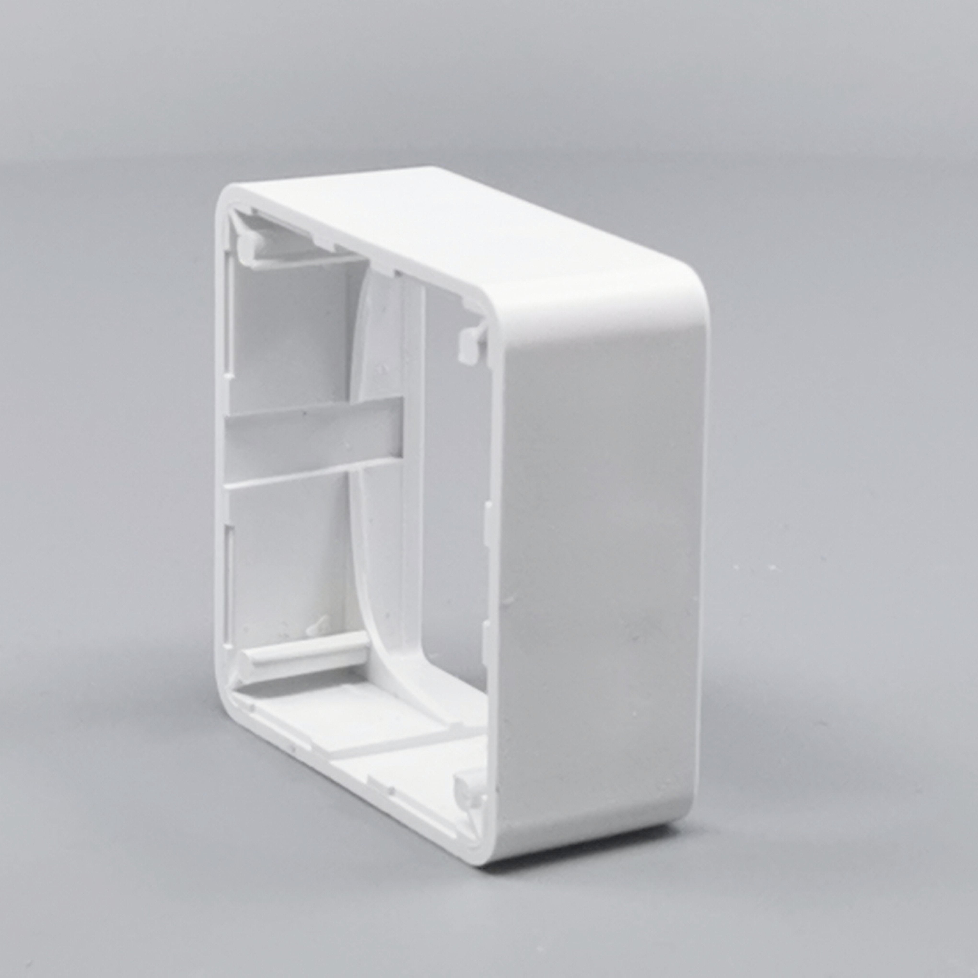 LK Fuga ramme Baseline 50 1m 21mm høj - hvid