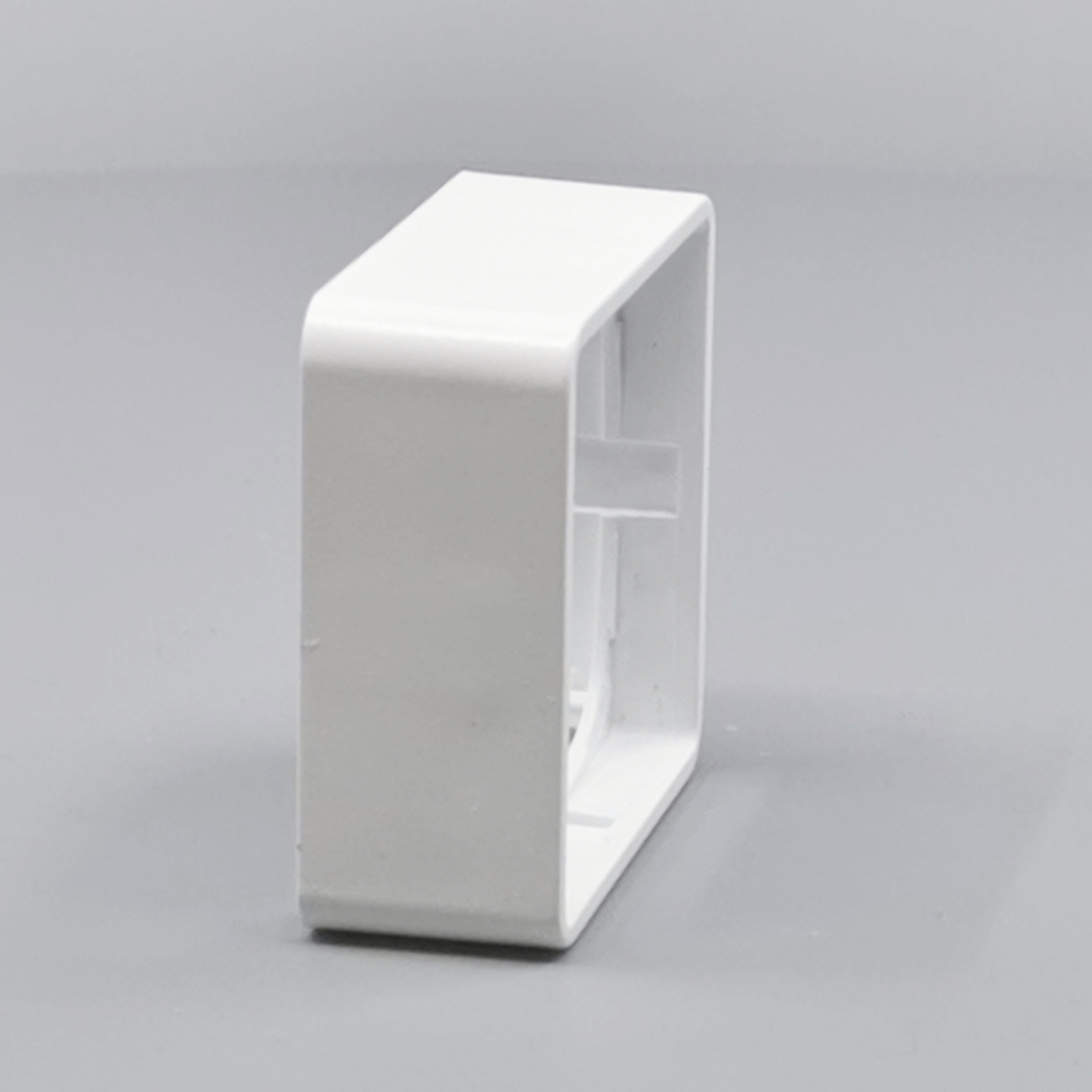 LK Fuga ramme Baseline 50 1m 21mm høj - hvid