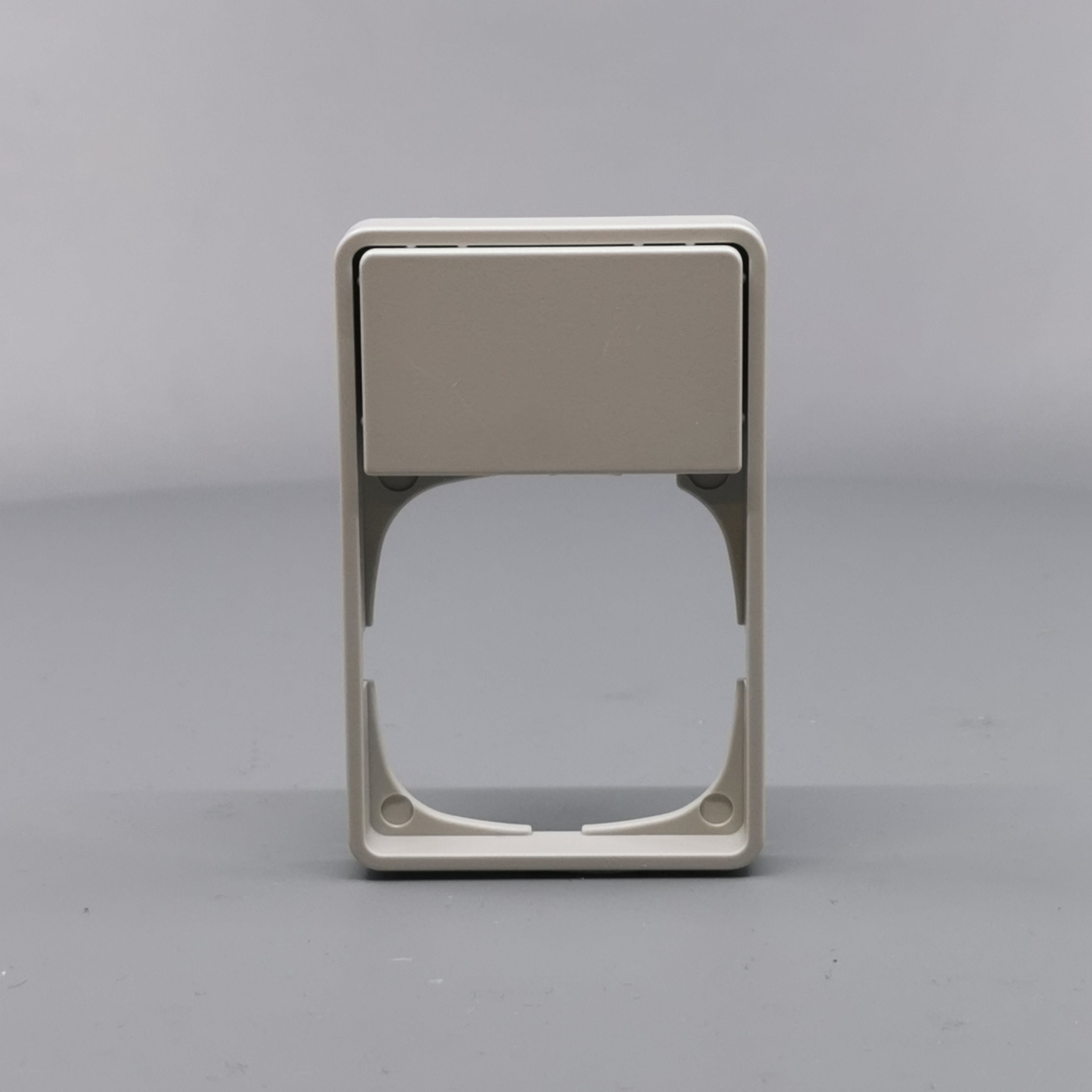 LK Fuga ramme Baseline 50 1½m m. tekstfelt - lysegrå