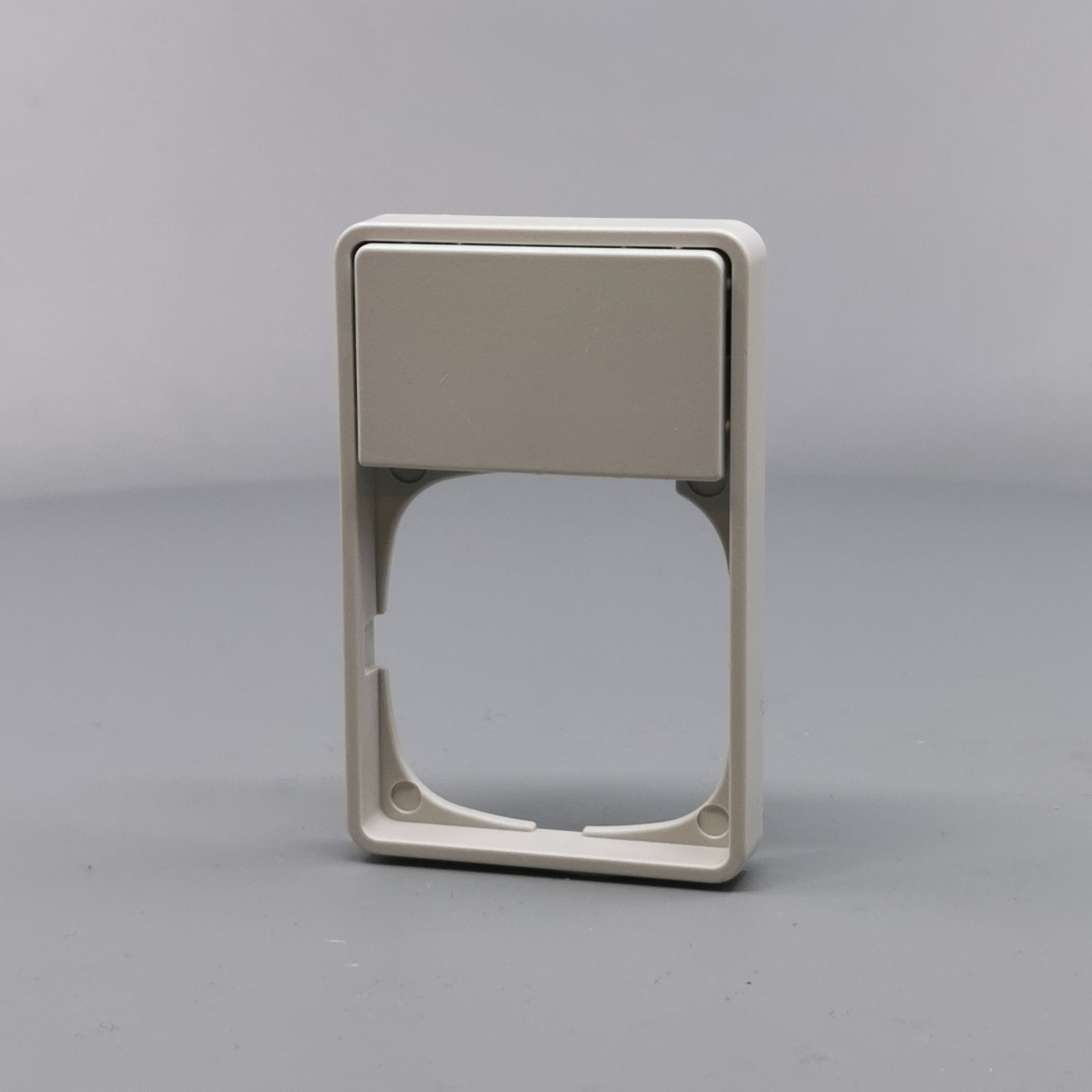 LK Fuga ramme Baseline 50 1½m m. tekstfelt - lysegrå