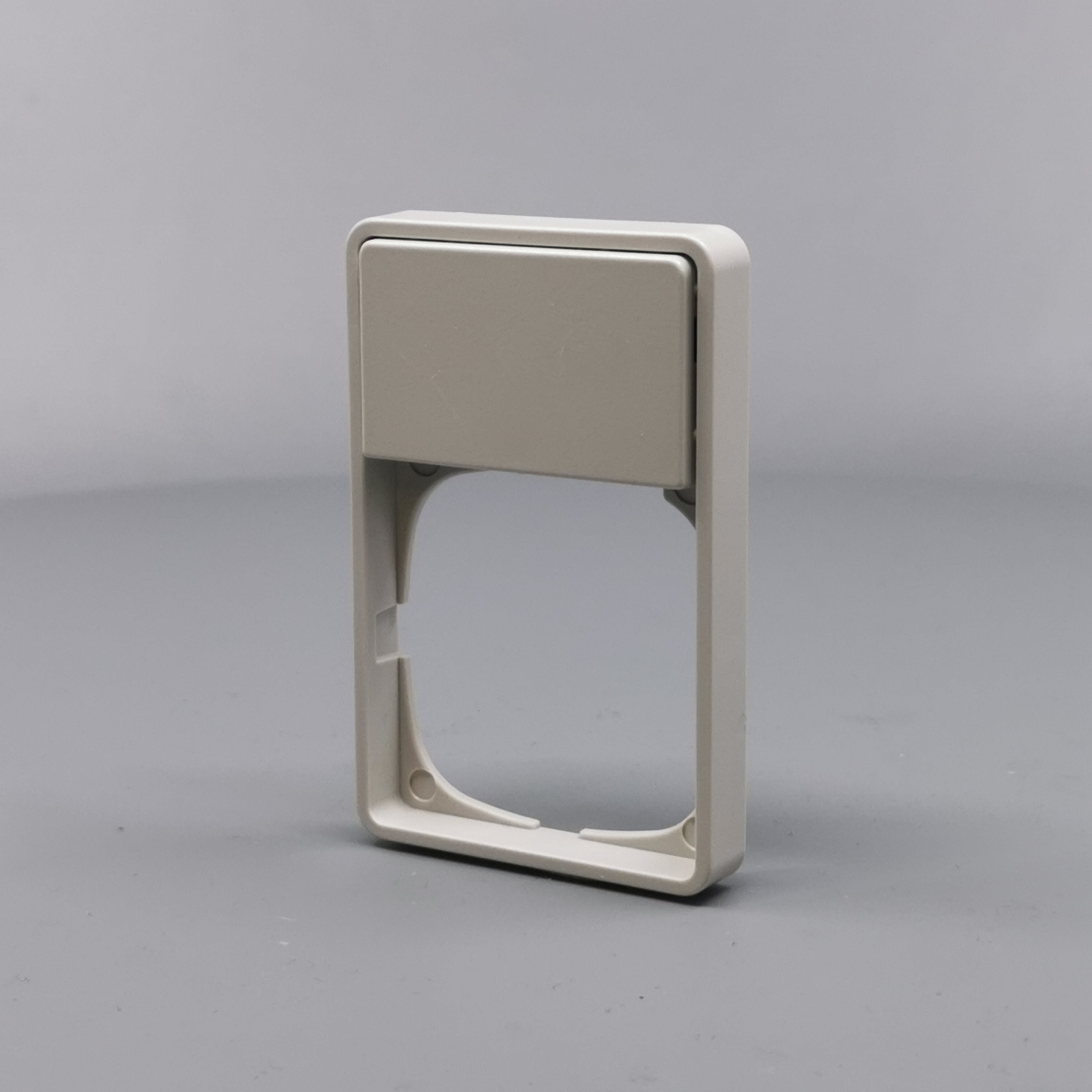 LK Fuga ramme Baseline 50 1½m m. tekstfelt - lysegrå