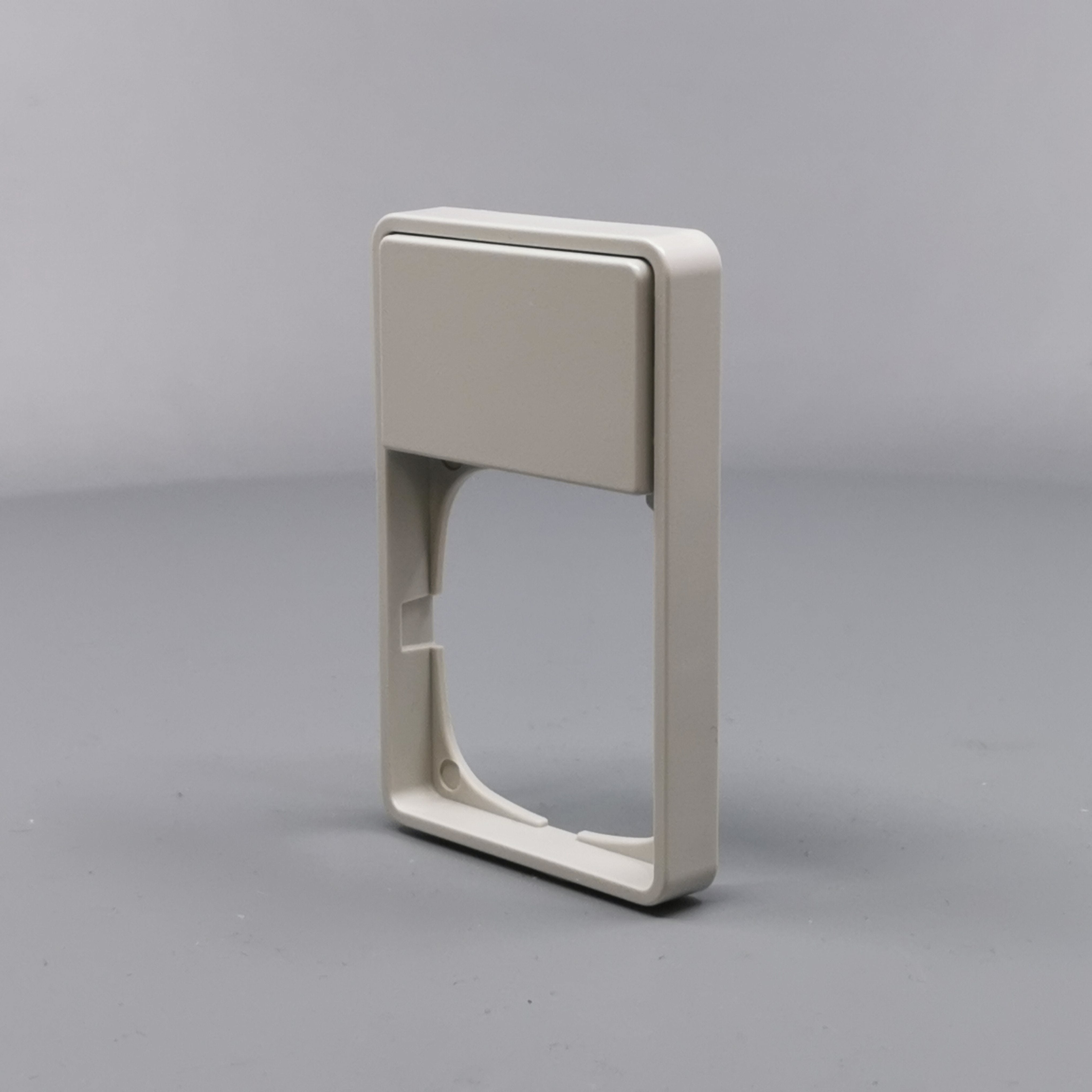 LK Fuga ramme Baseline 50 1½m m. tekstfelt - lysegrå