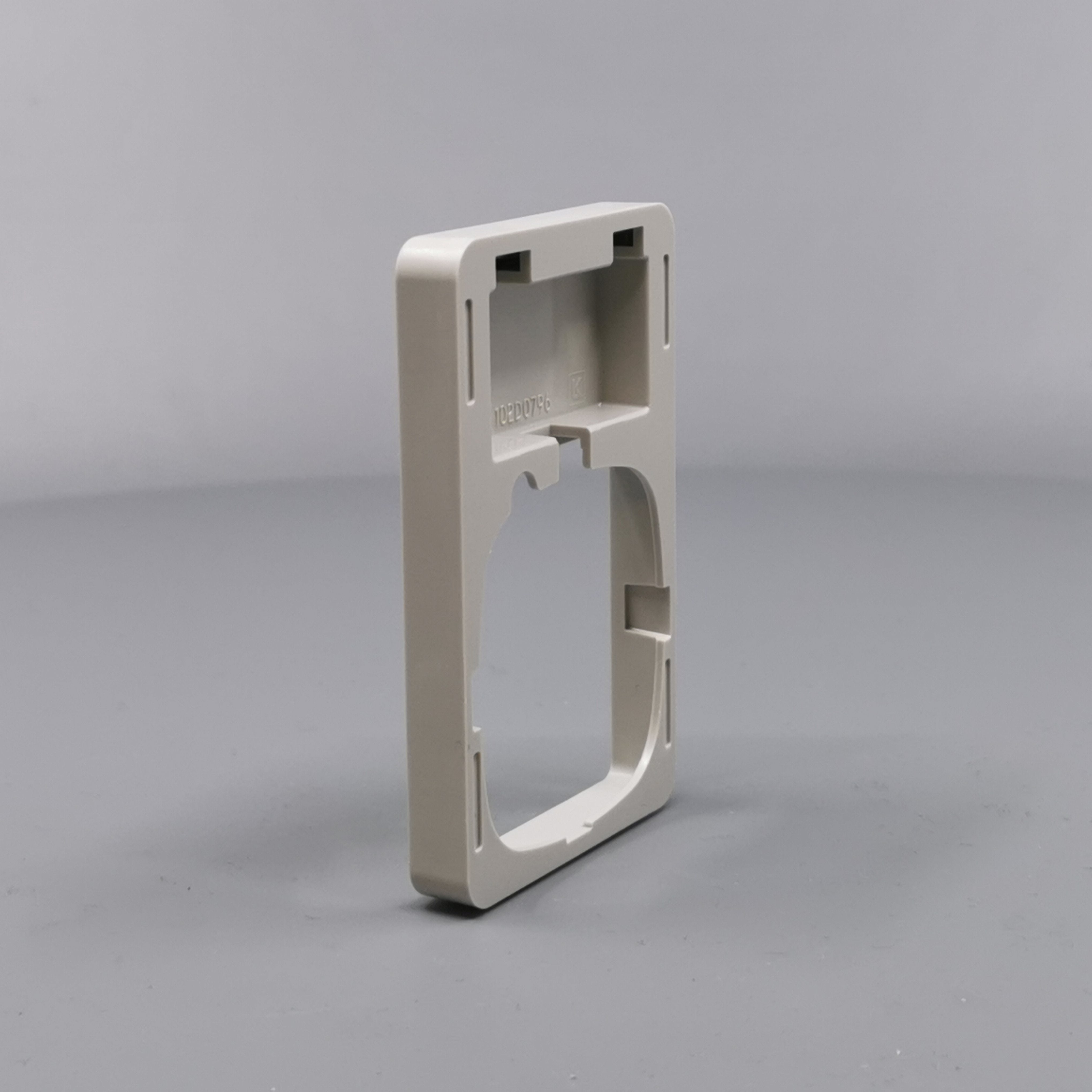 LK Fuga ramme Baseline 50 1½m m. tekstfelt - lysegrå