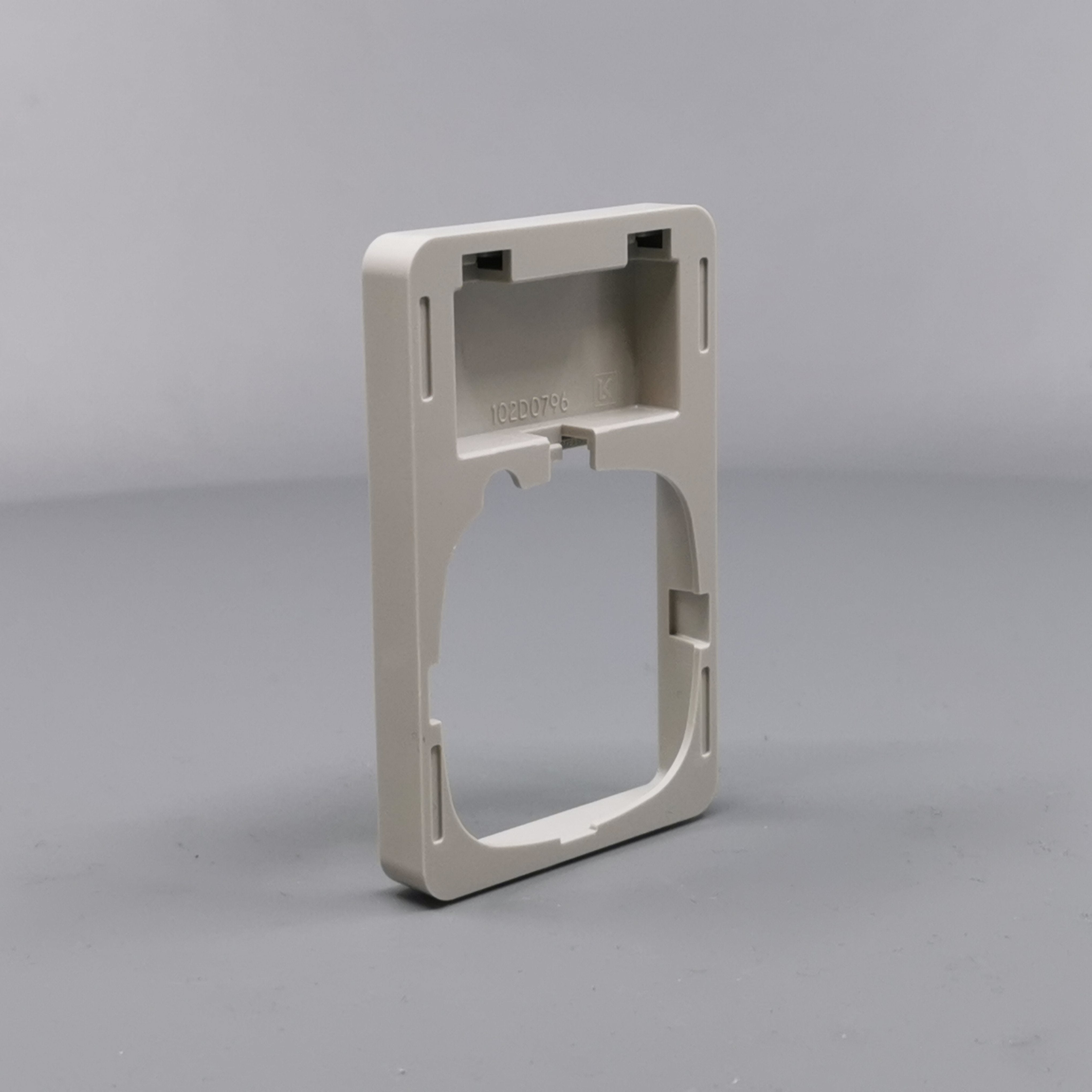 LK Fuga ramme Baseline 50 1½m m. tekstfelt - lysegrå