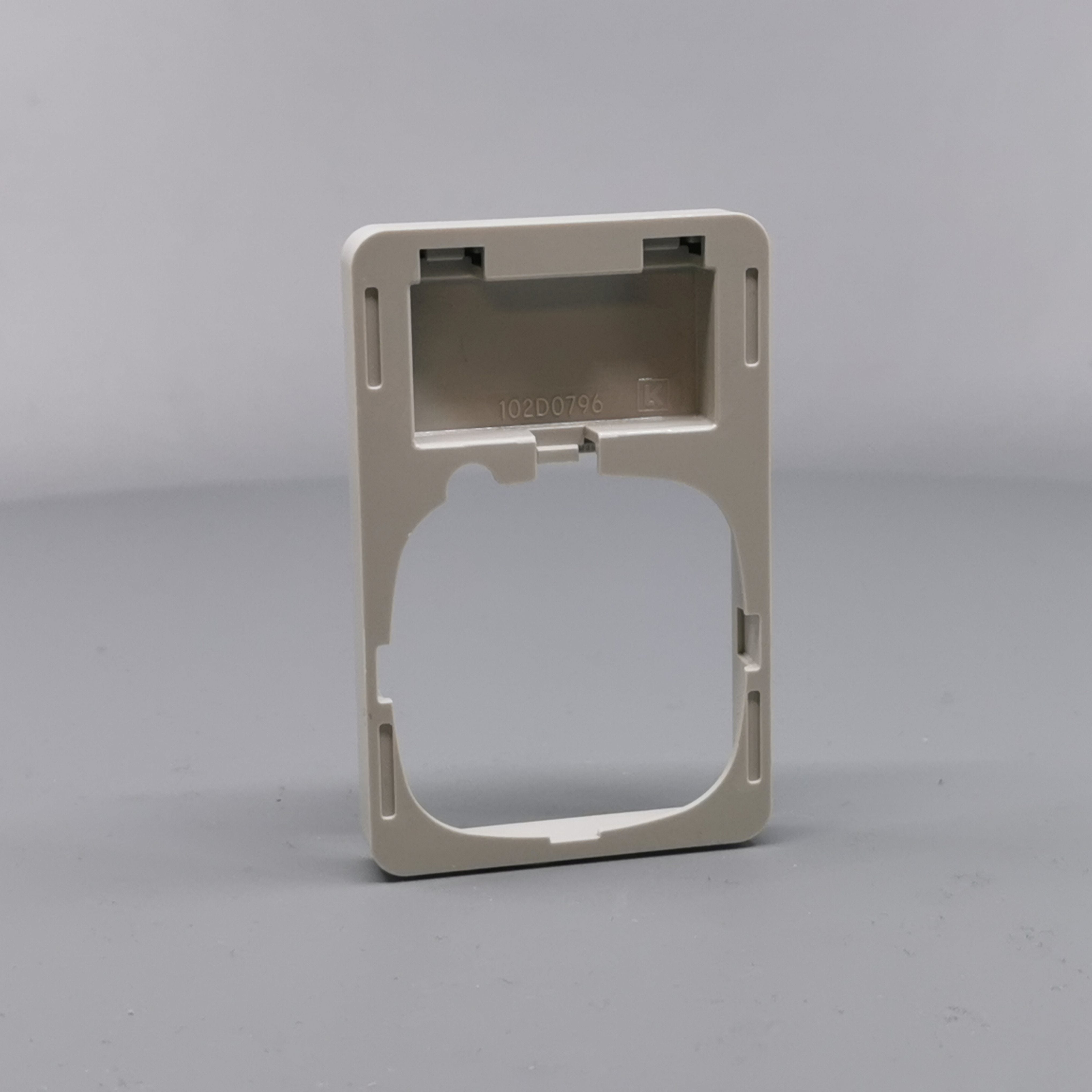 LK Fuga ramme Baseline 50 1½m m. tekstfelt - lysegrå