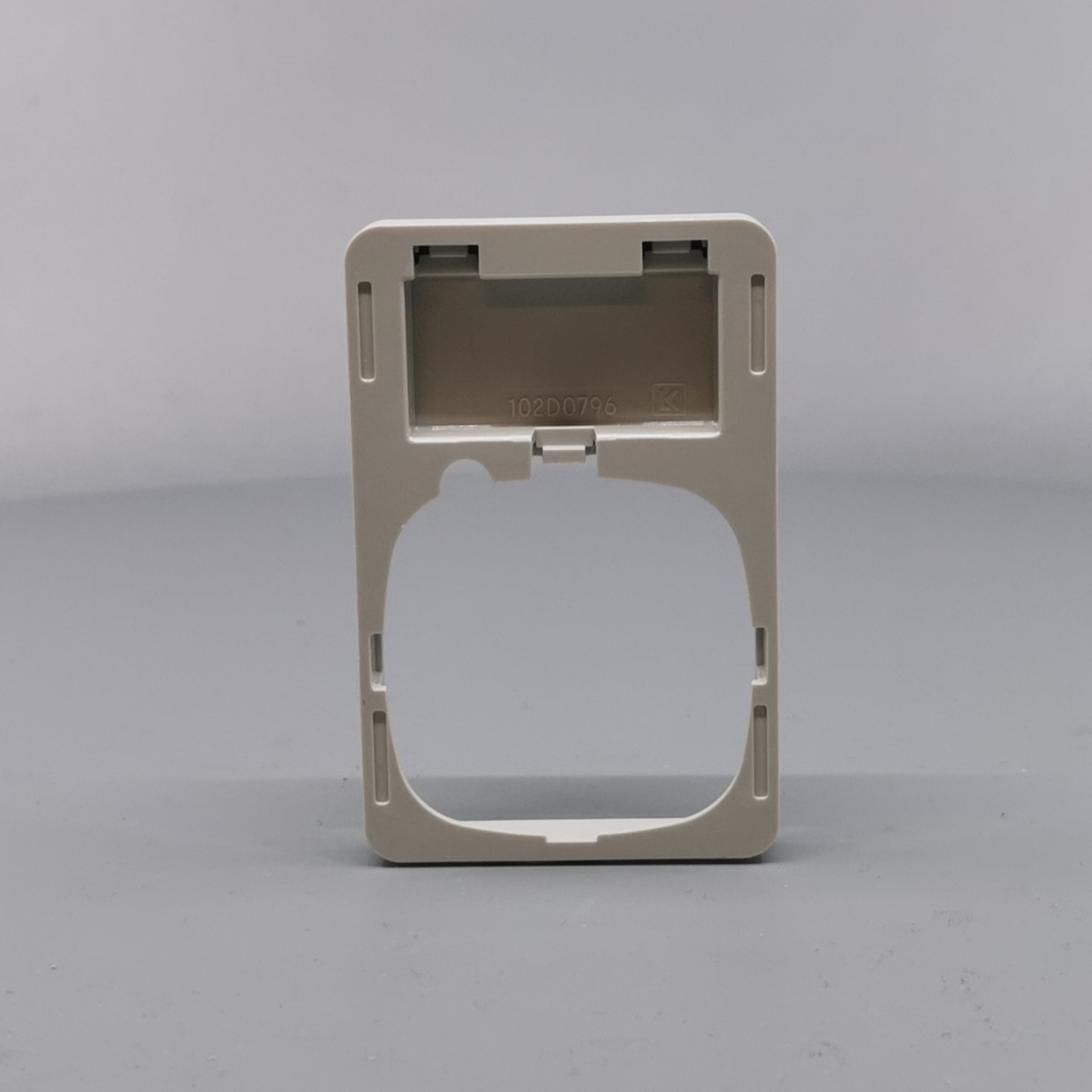 LK Fuga ramme Baseline 50 1½m m. tekstfelt - lysegrå