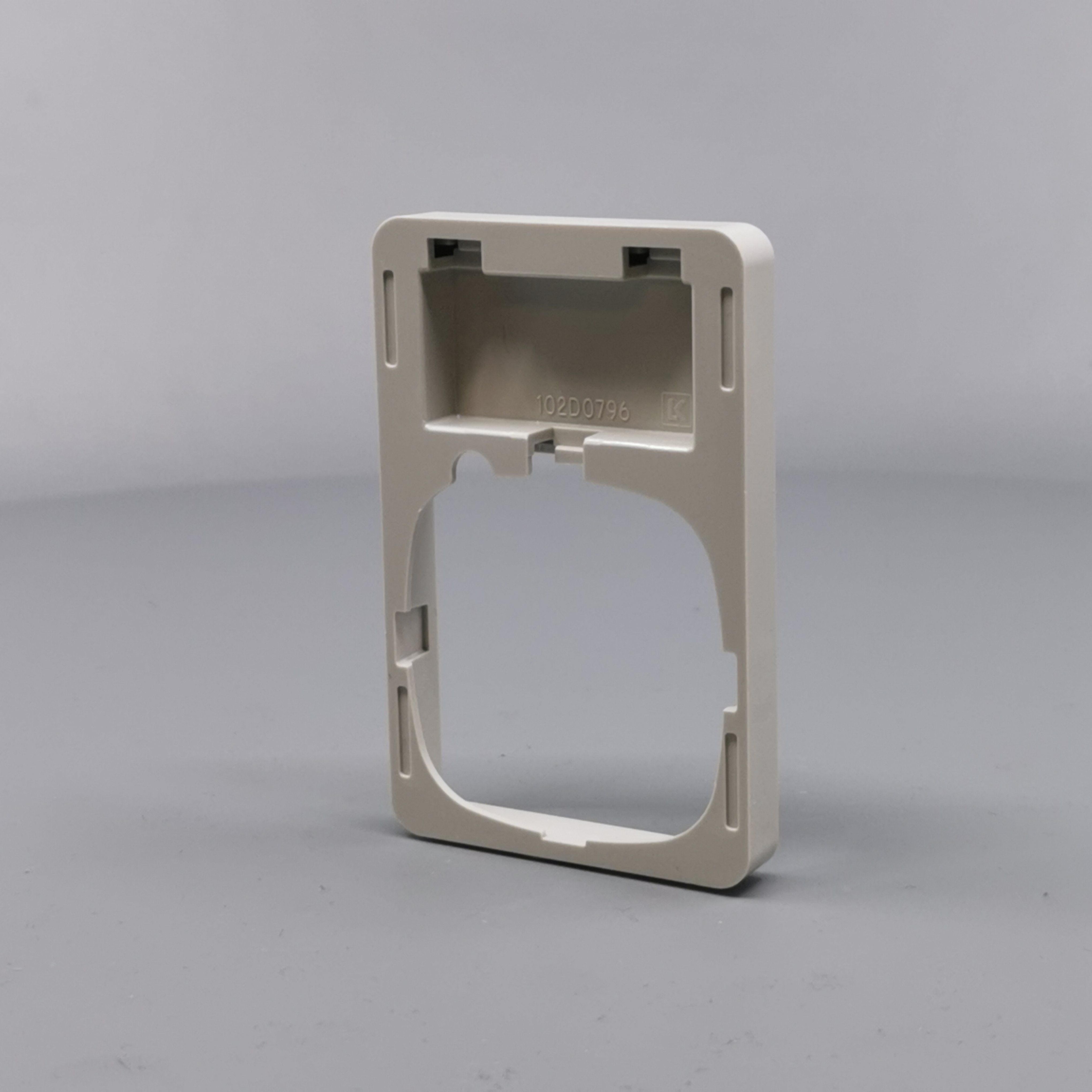 LK Fuga ramme Baseline 50 1½m m. tekstfelt - lysegrå