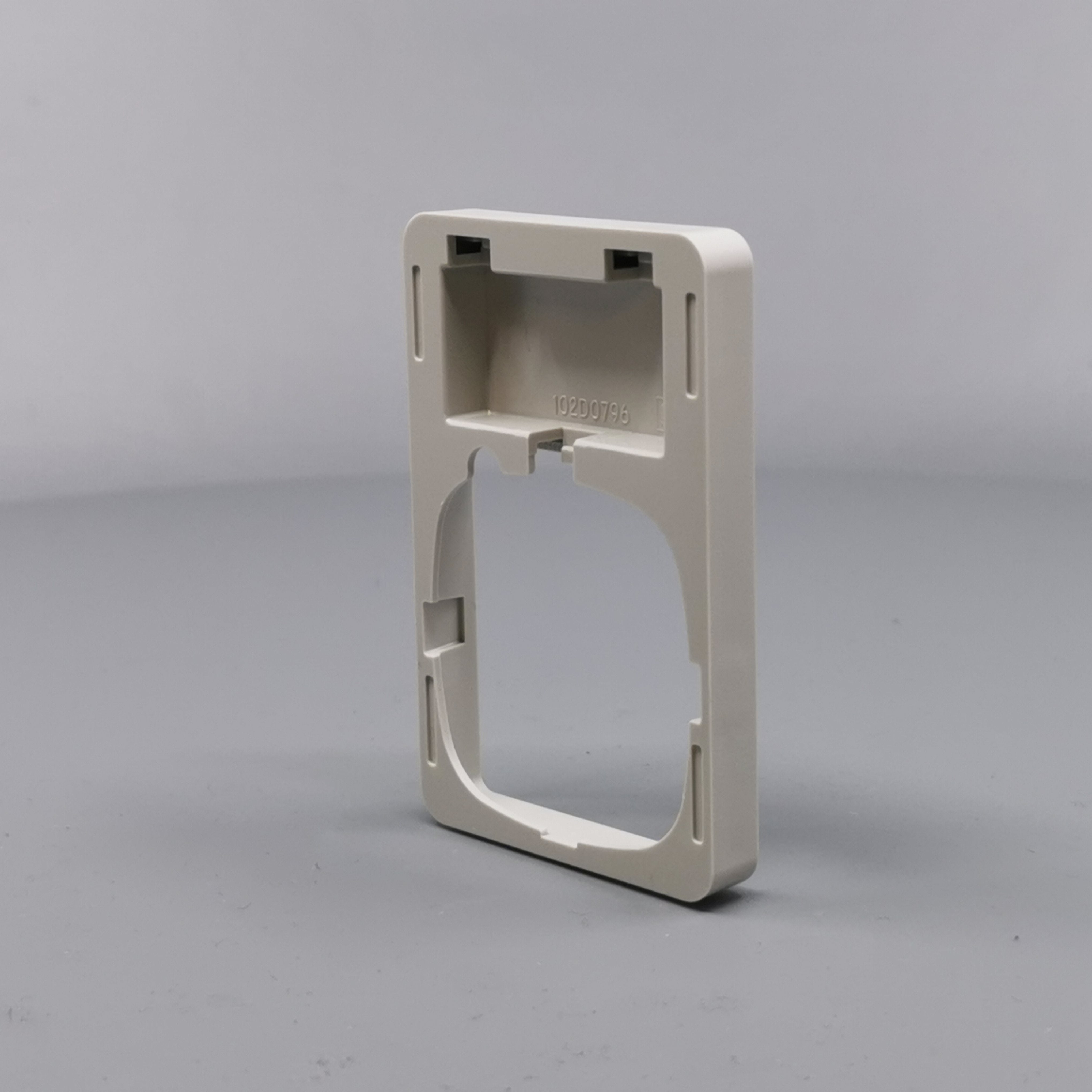 LK Fuga ramme Baseline 50 1½m m. tekstfelt - lysegrå