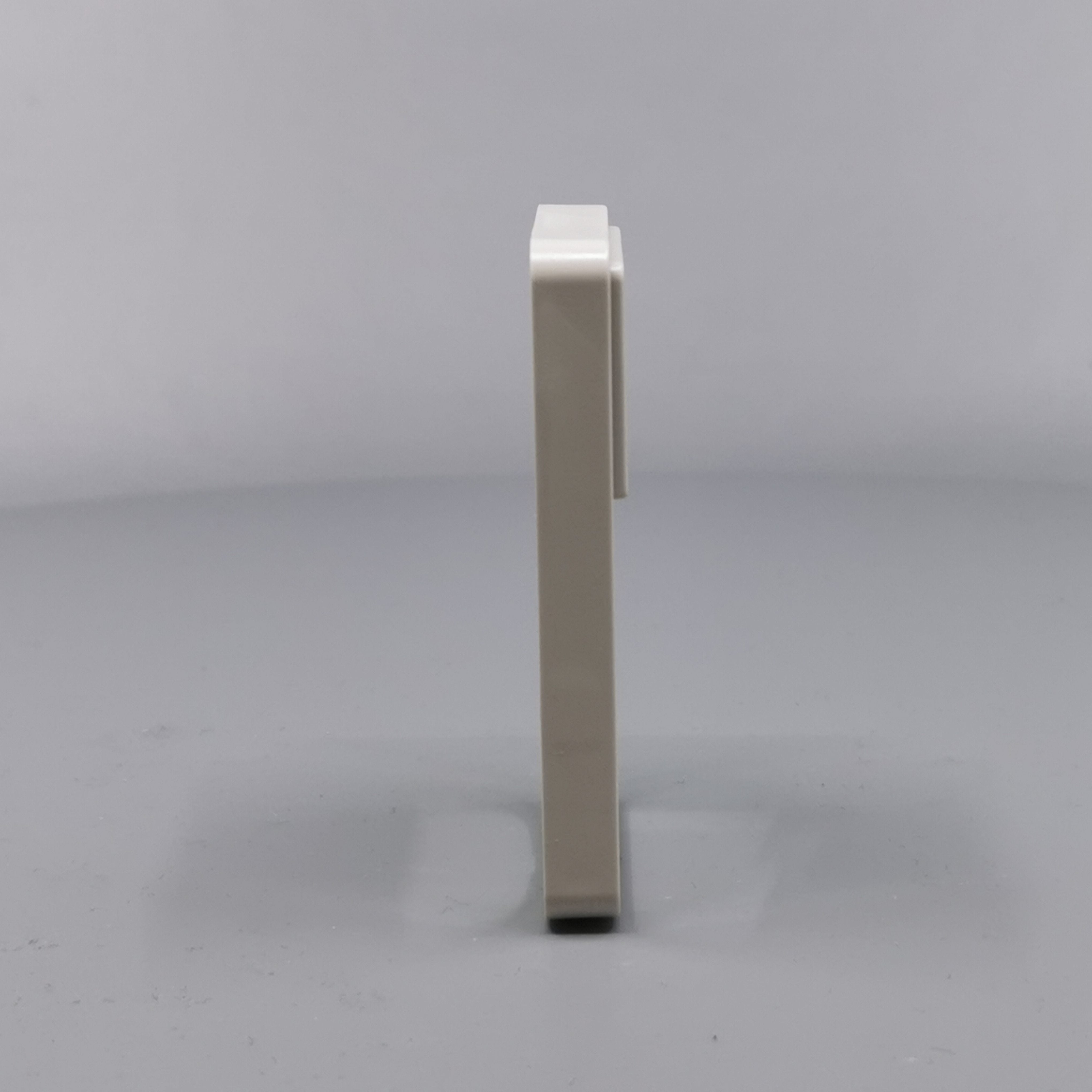 LK Fuga ramme Baseline 50 1½m m. tekstfelt - lysegrå