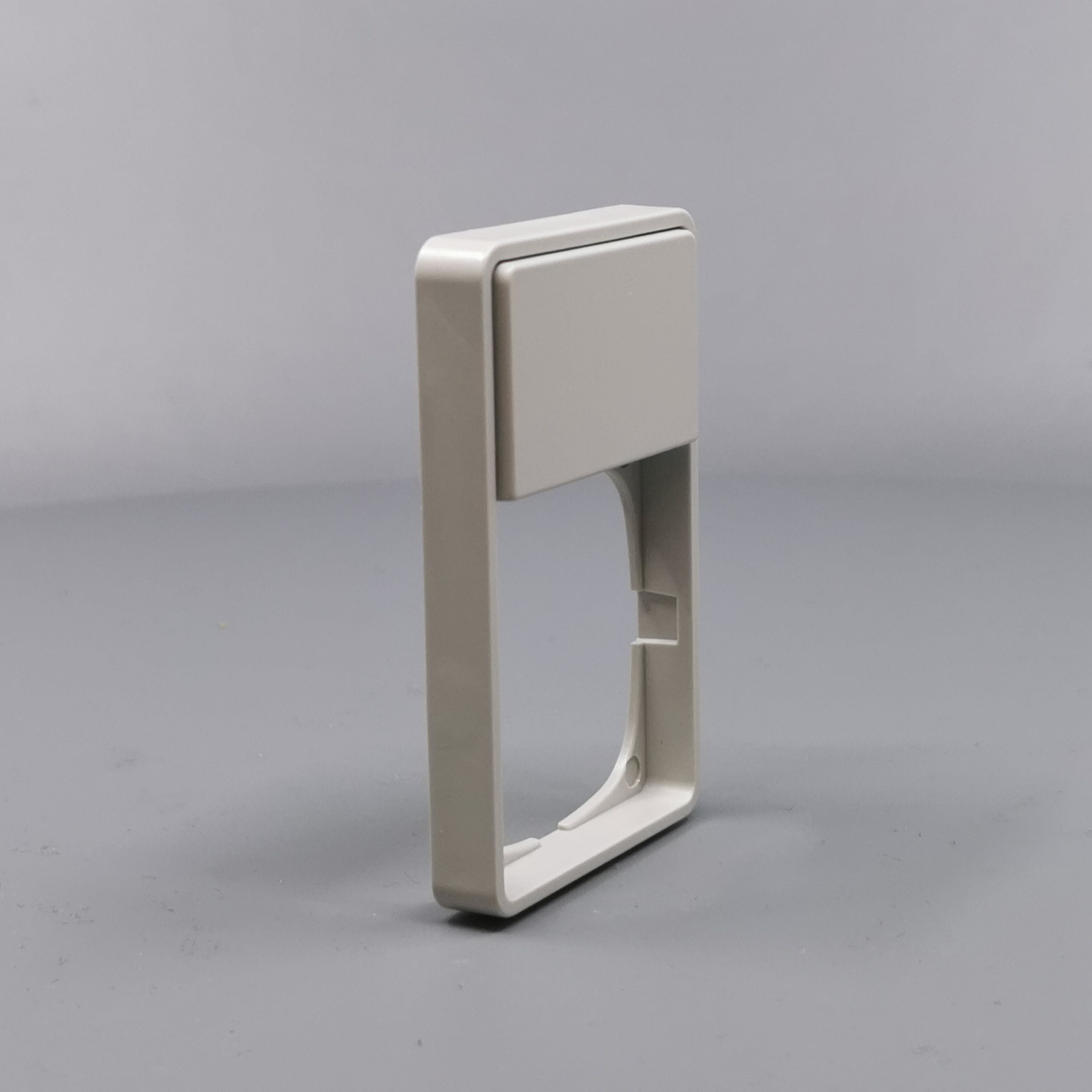 LK Fuga ramme Baseline 50 1½m m. tekstfelt - lysegrå