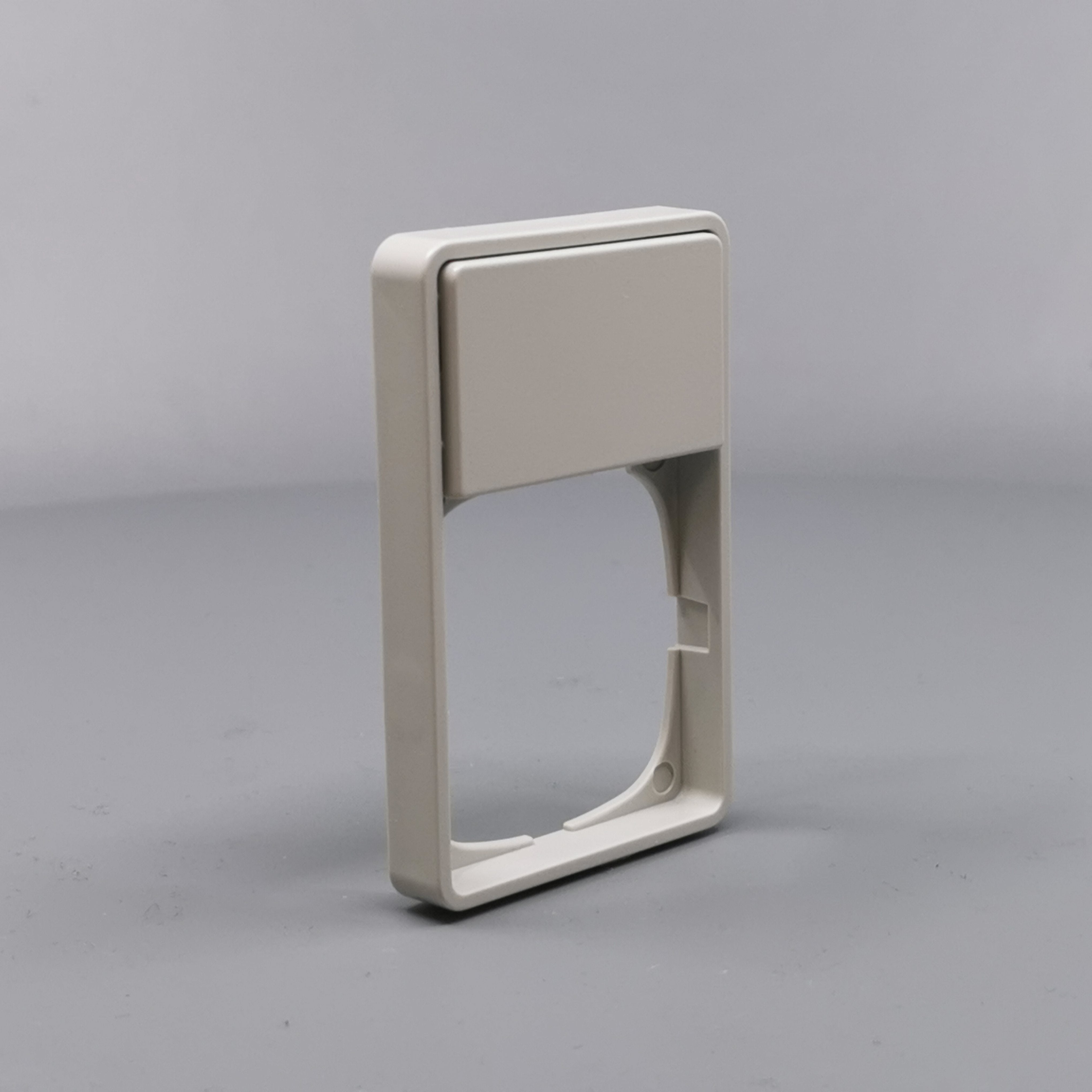 LK Fuga ramme Baseline 50 1½m m. tekstfelt - lysegrå