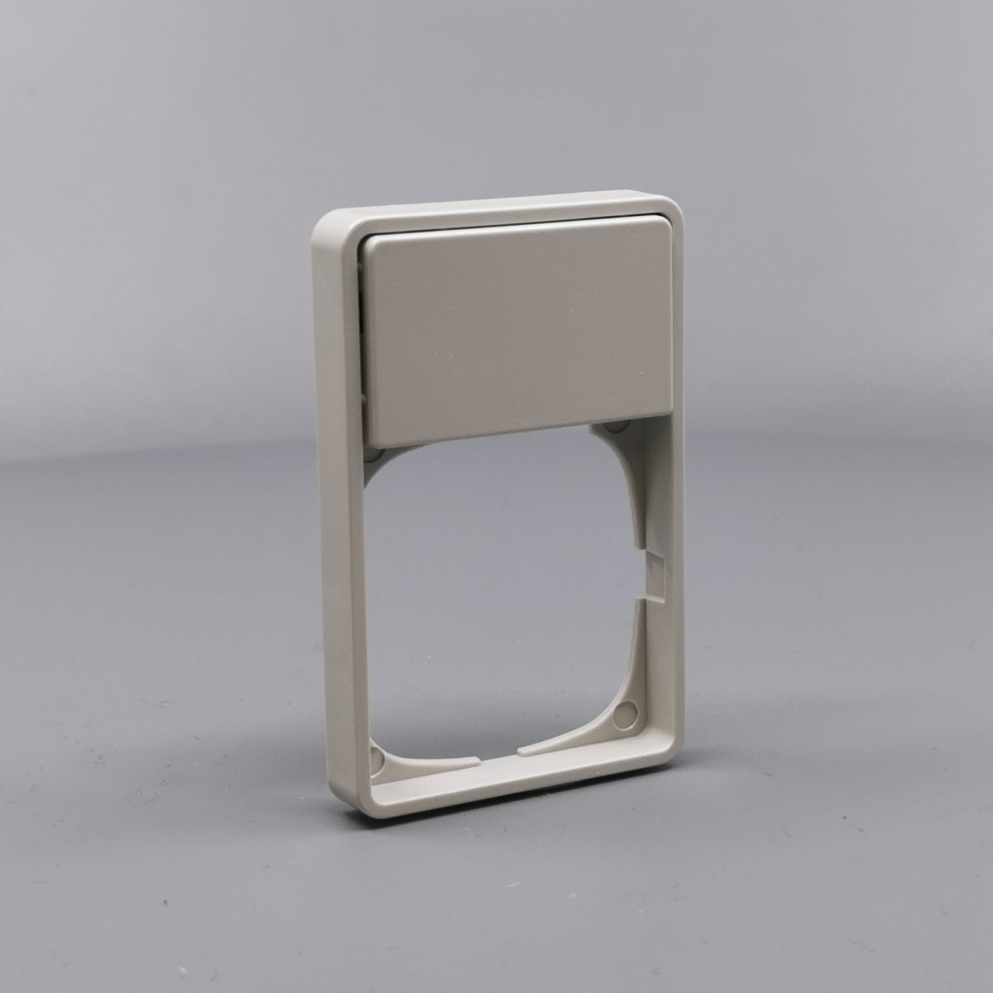 LK Fuga ramme Baseline 50 1½m m. tekstfelt - lysegrå