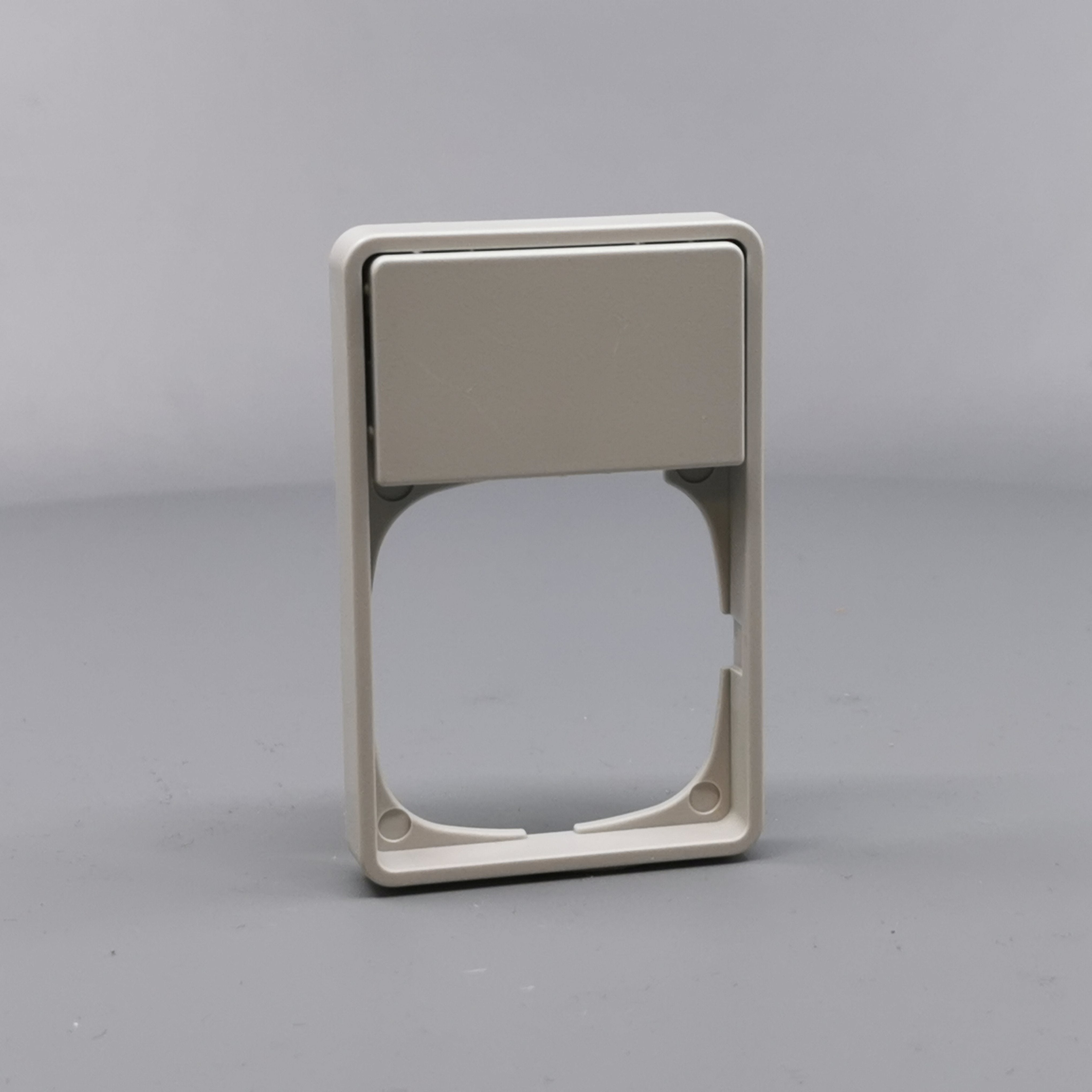 LK Fuga ramme Baseline 50 1½m m. tekstfelt - lysegrå