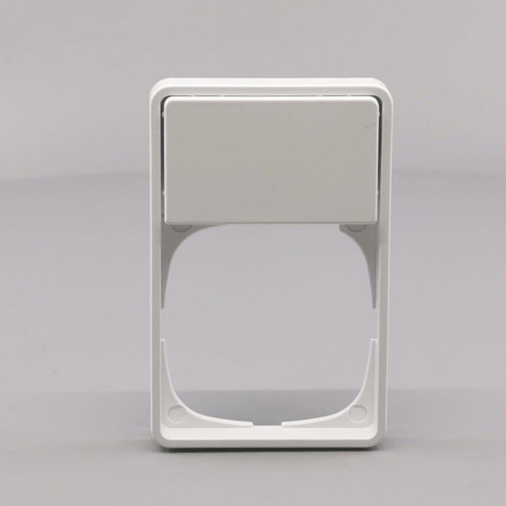 LK Fuga ramme Baseline 50 1½m m. tekstfelt - hvid