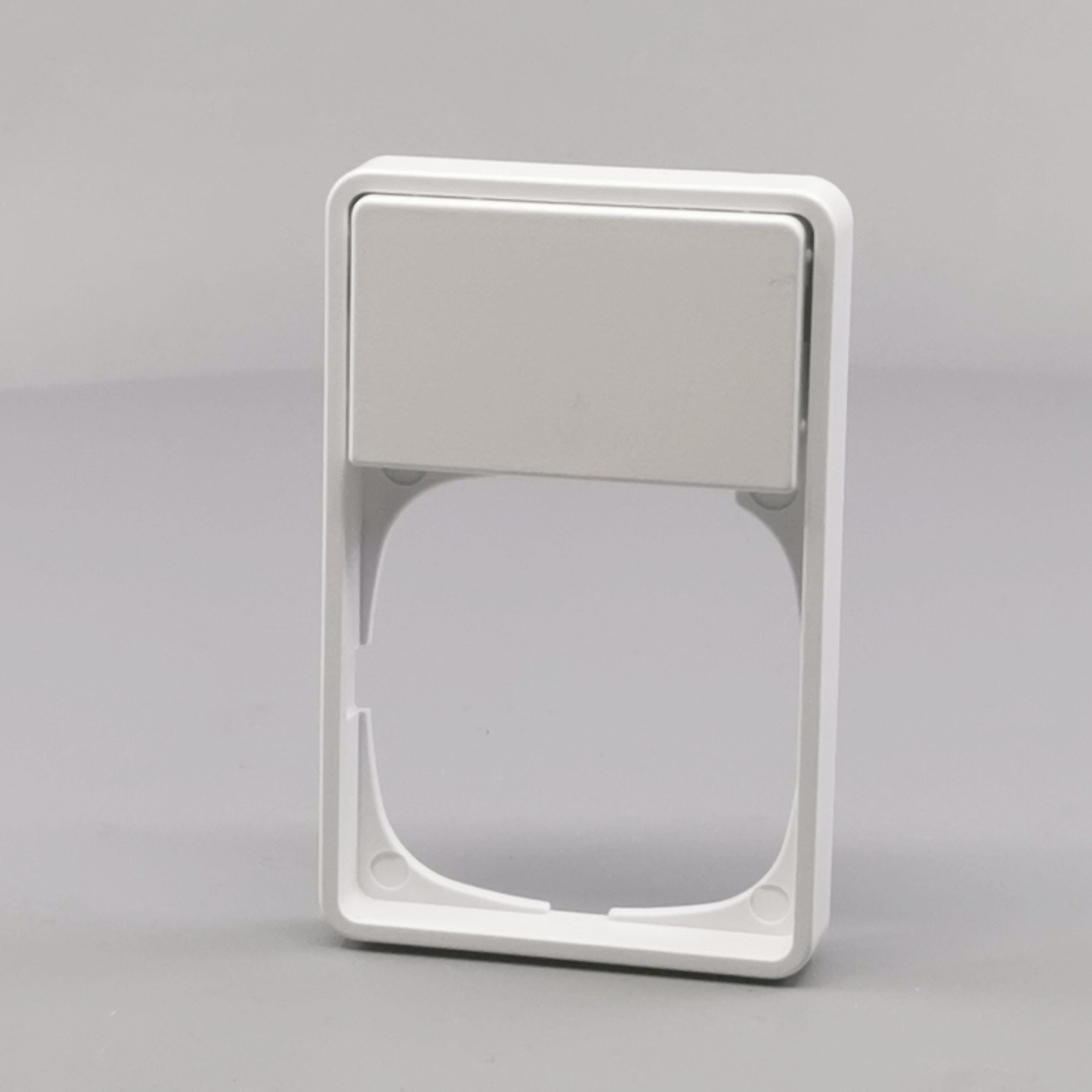 LK Fuga ramme Baseline 50 1½m m. tekstfelt - hvid