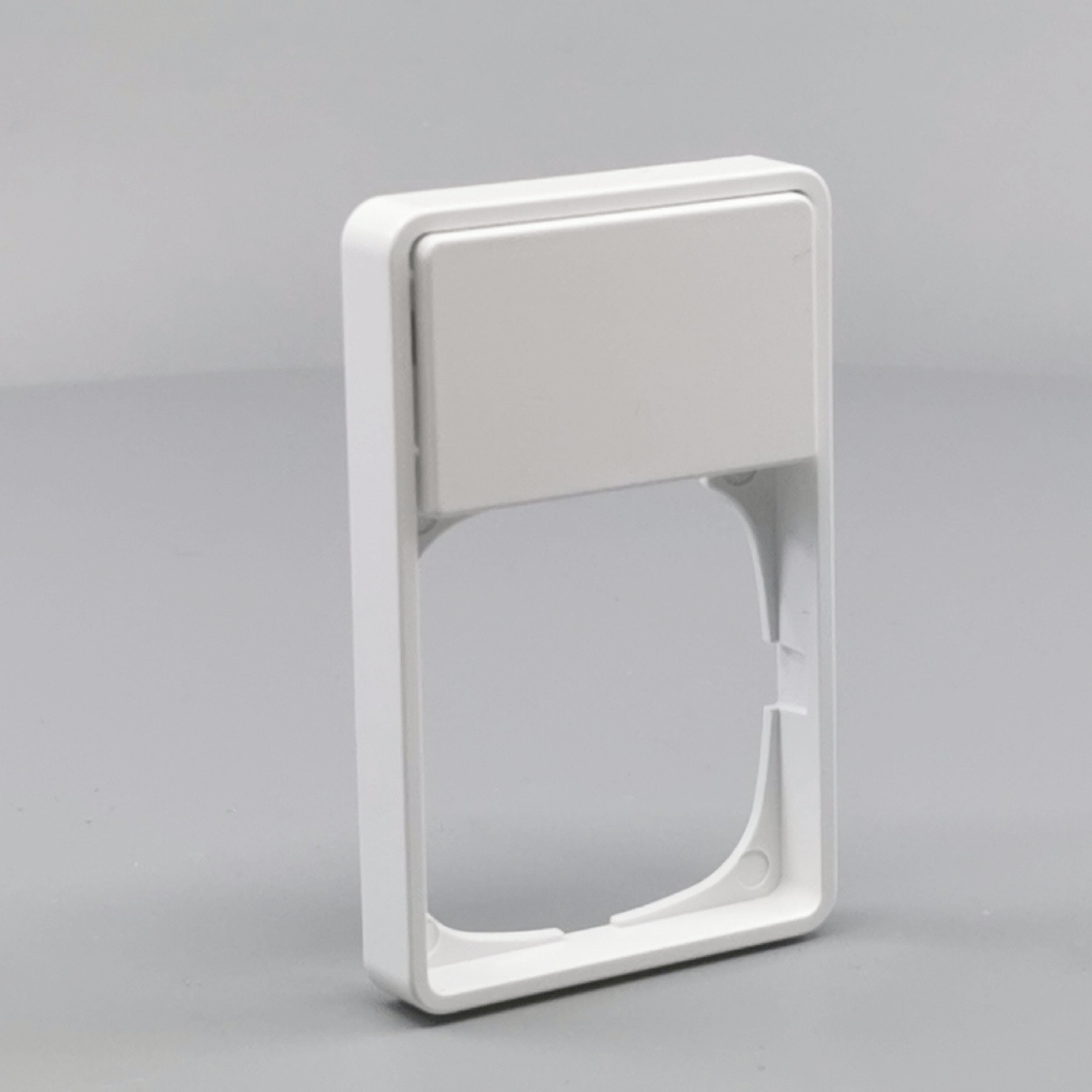 LK Fuga ramme Baseline 50 1½m m. tekstfelt - hvid