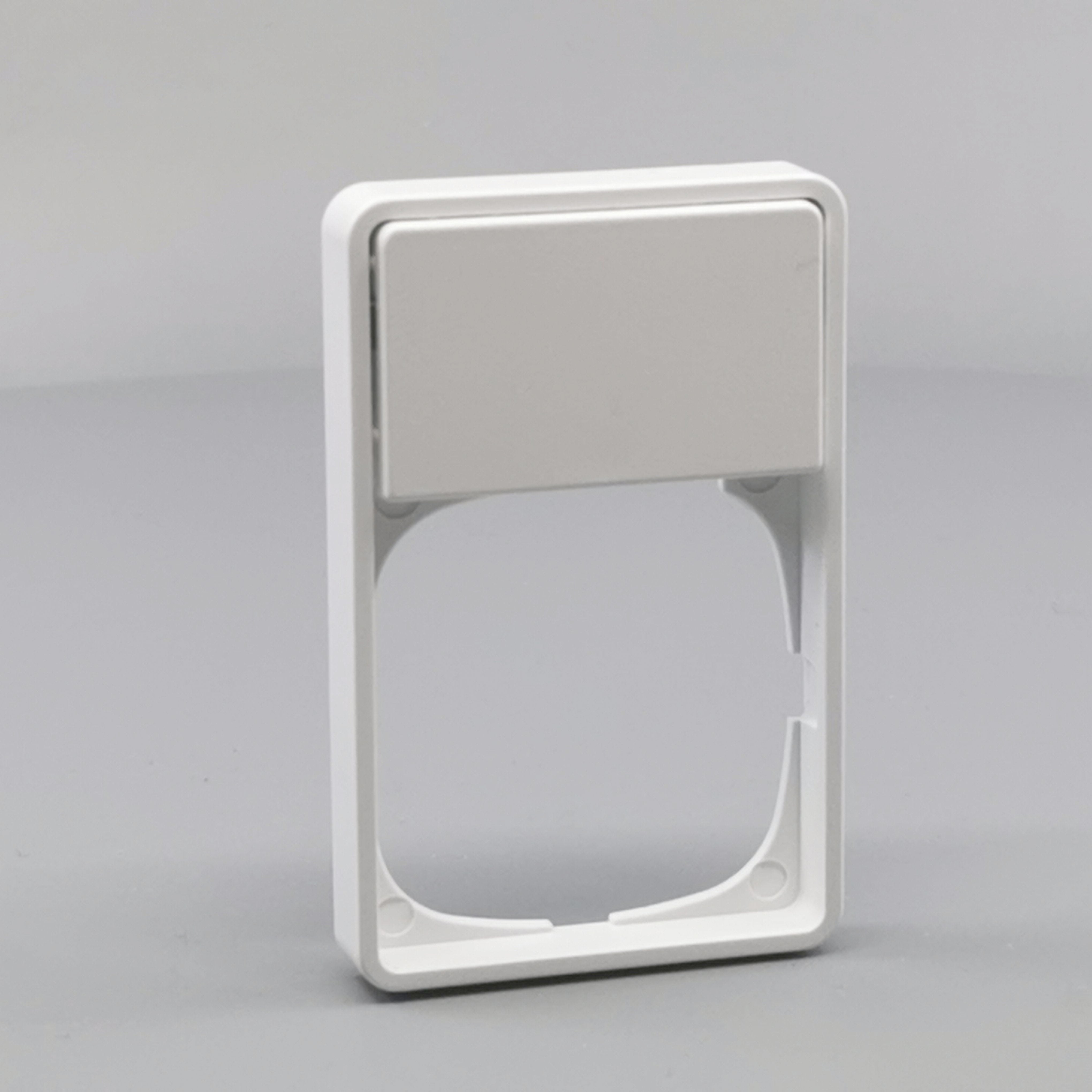 LK Fuga ramme Baseline 50 1½m m. tekstfelt - hvid