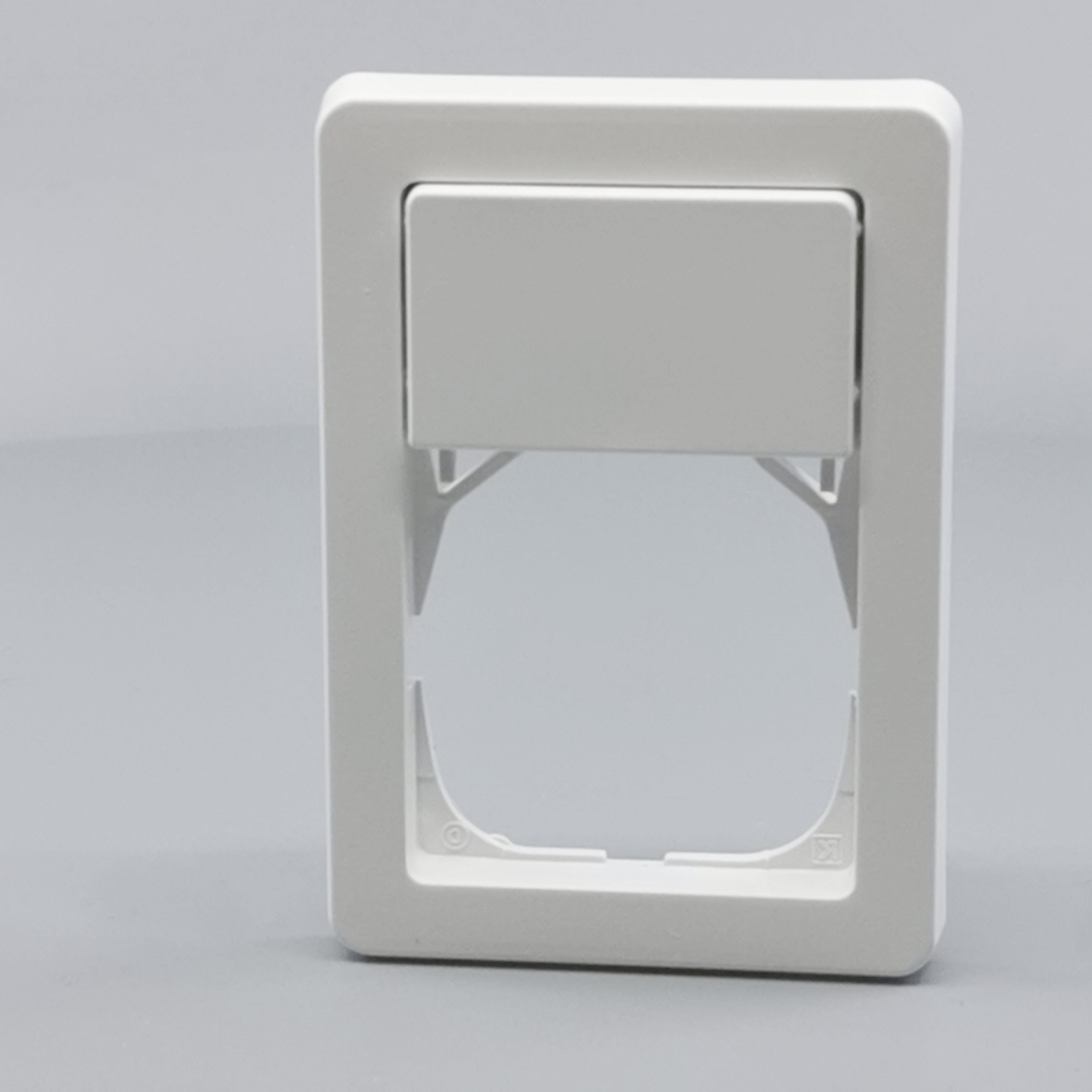 LK Fuga ramme Baseline 63 1½m m. tekstfelt - hvid