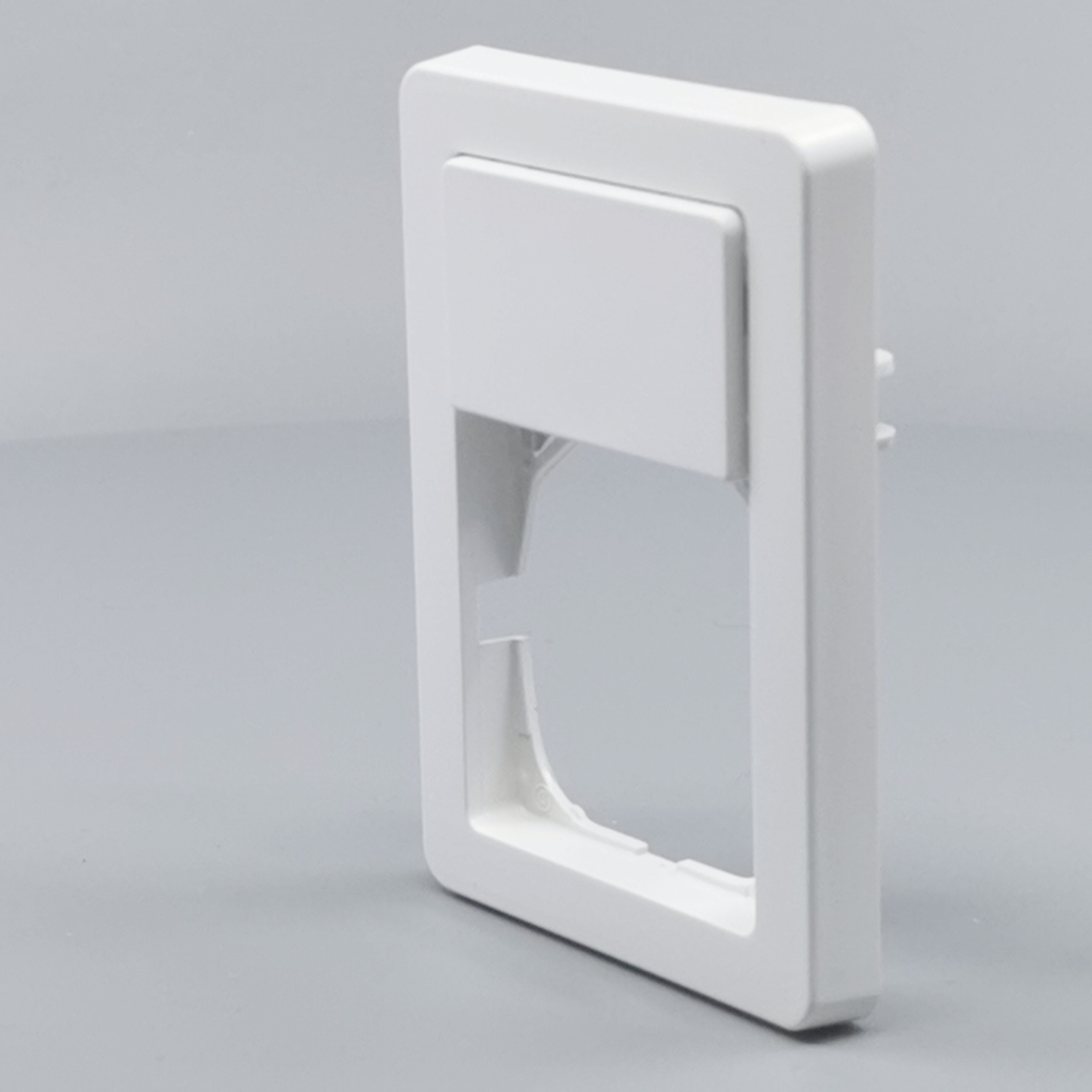 LK Fuga ramme Baseline 63 1½m m. tekstfelt - hvid