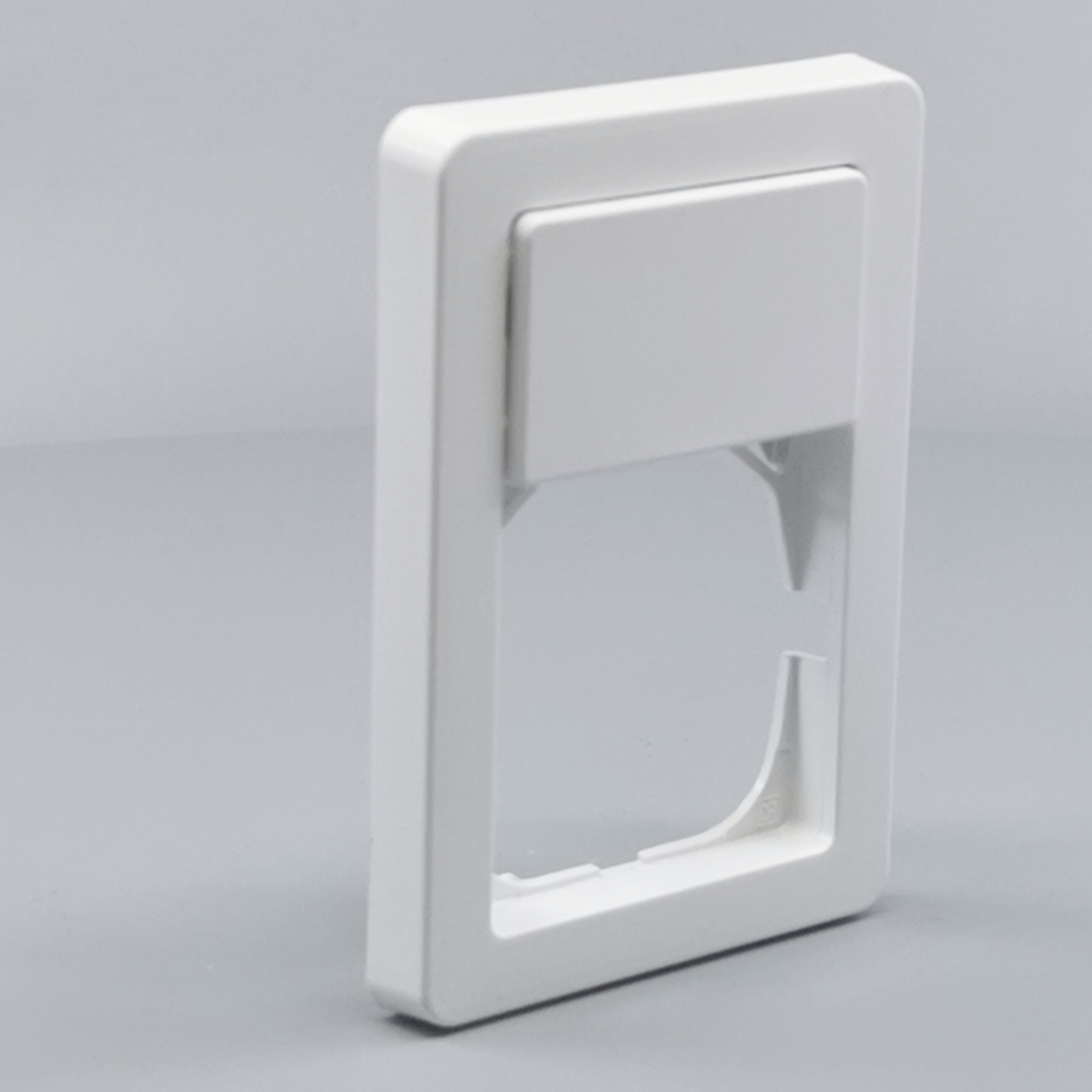 LK Fuga ramme Baseline 63 1½m m. tekstfelt - hvid