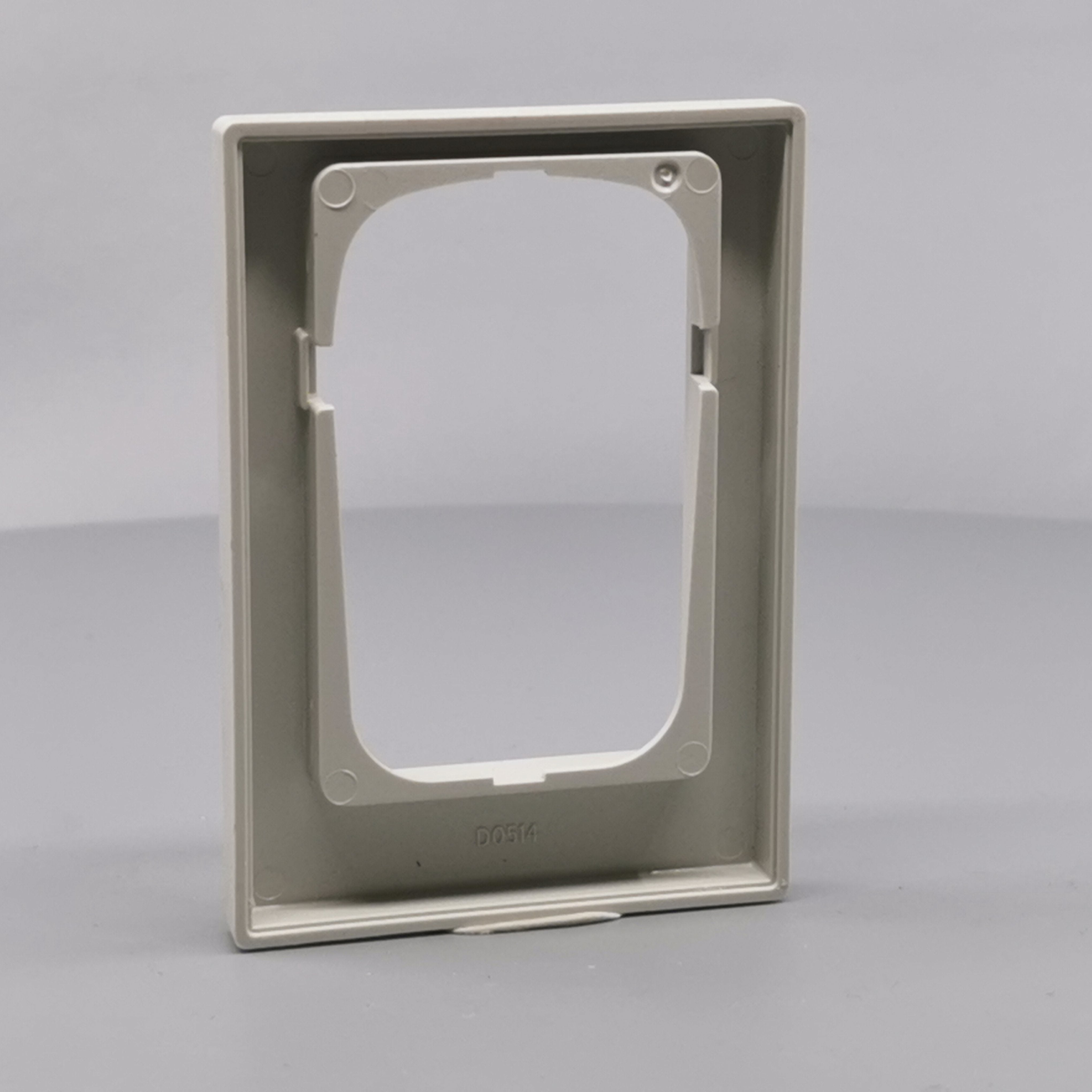 LK Fuga ramme Baseline 68 1½m asymmetrisk - lysegrå