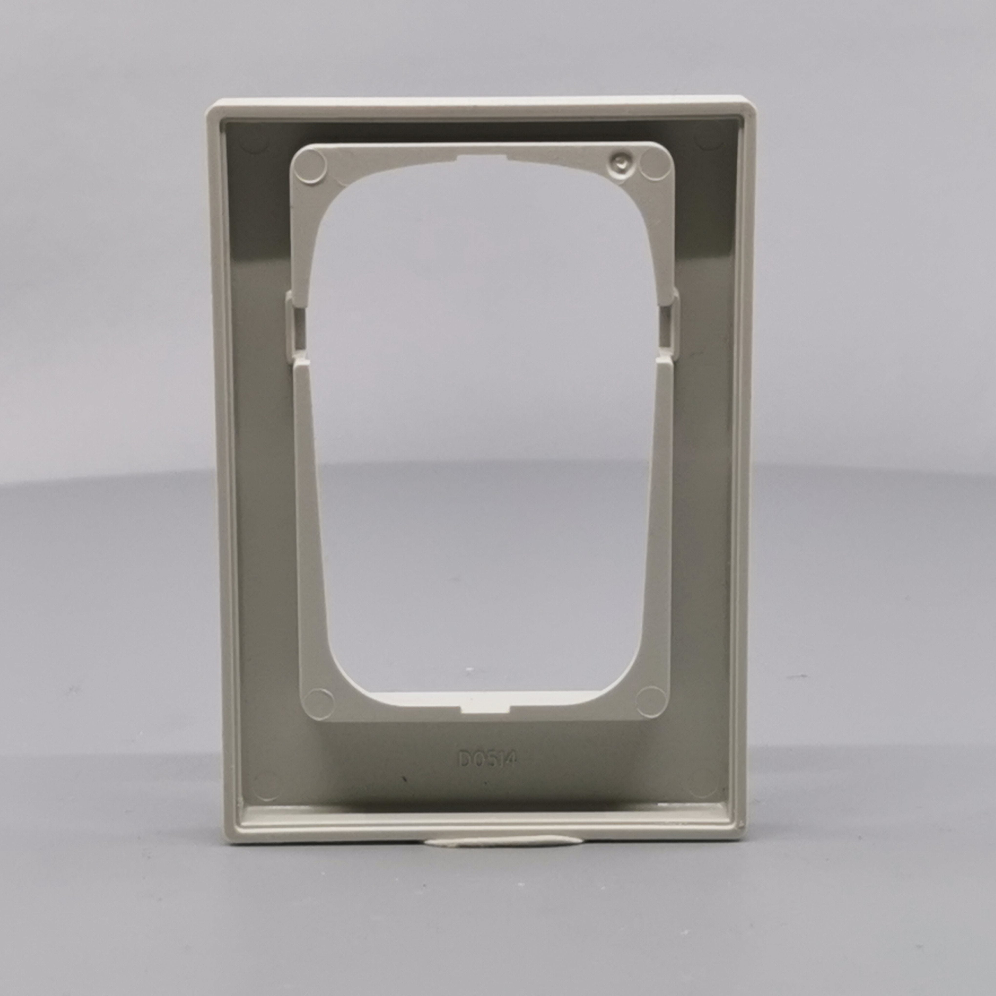 LK Fuga ramme Baseline 68 1½m asymmetrisk - lysegrå