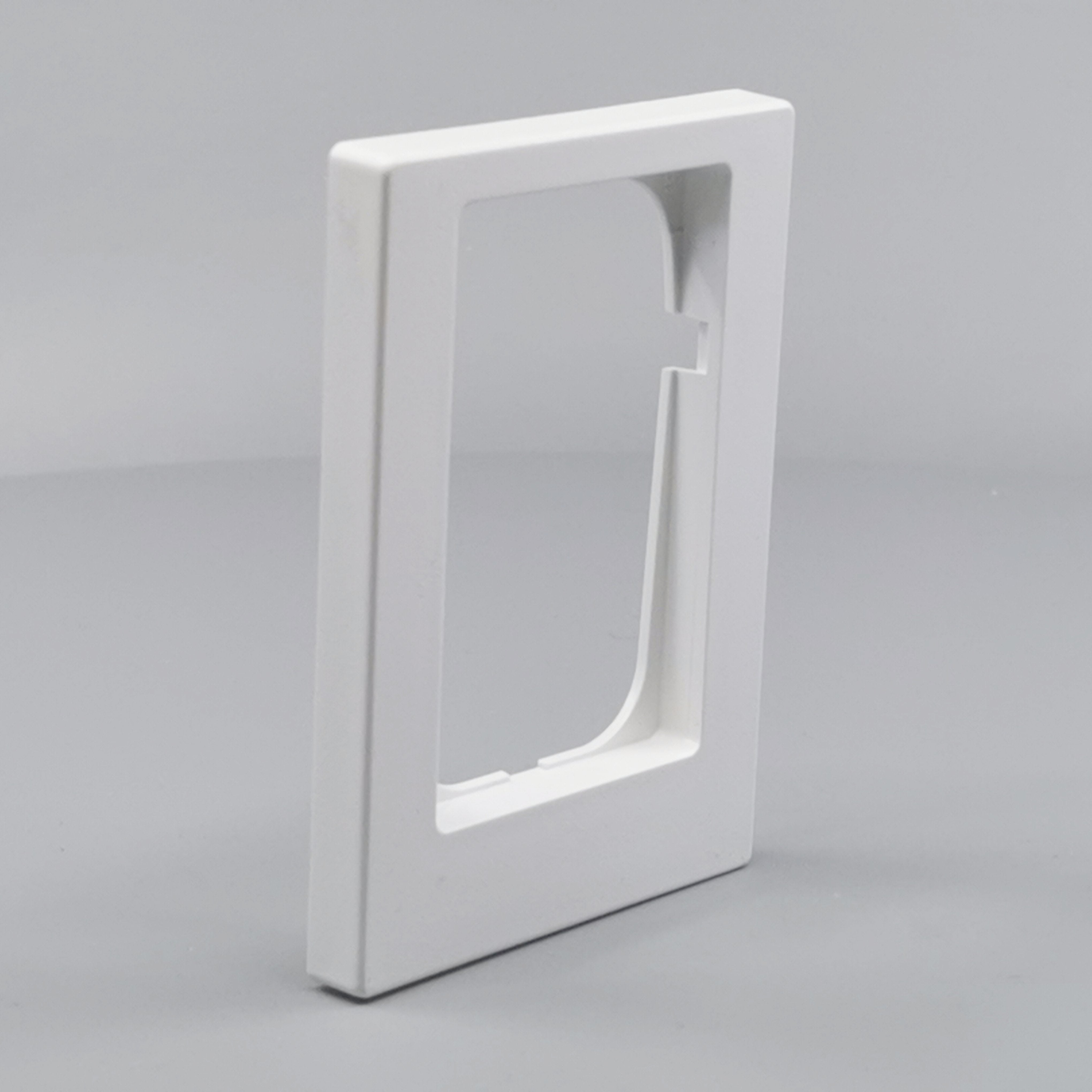 LK Fuga ramme Baseline 68 1½m asymmetrisk - hvid